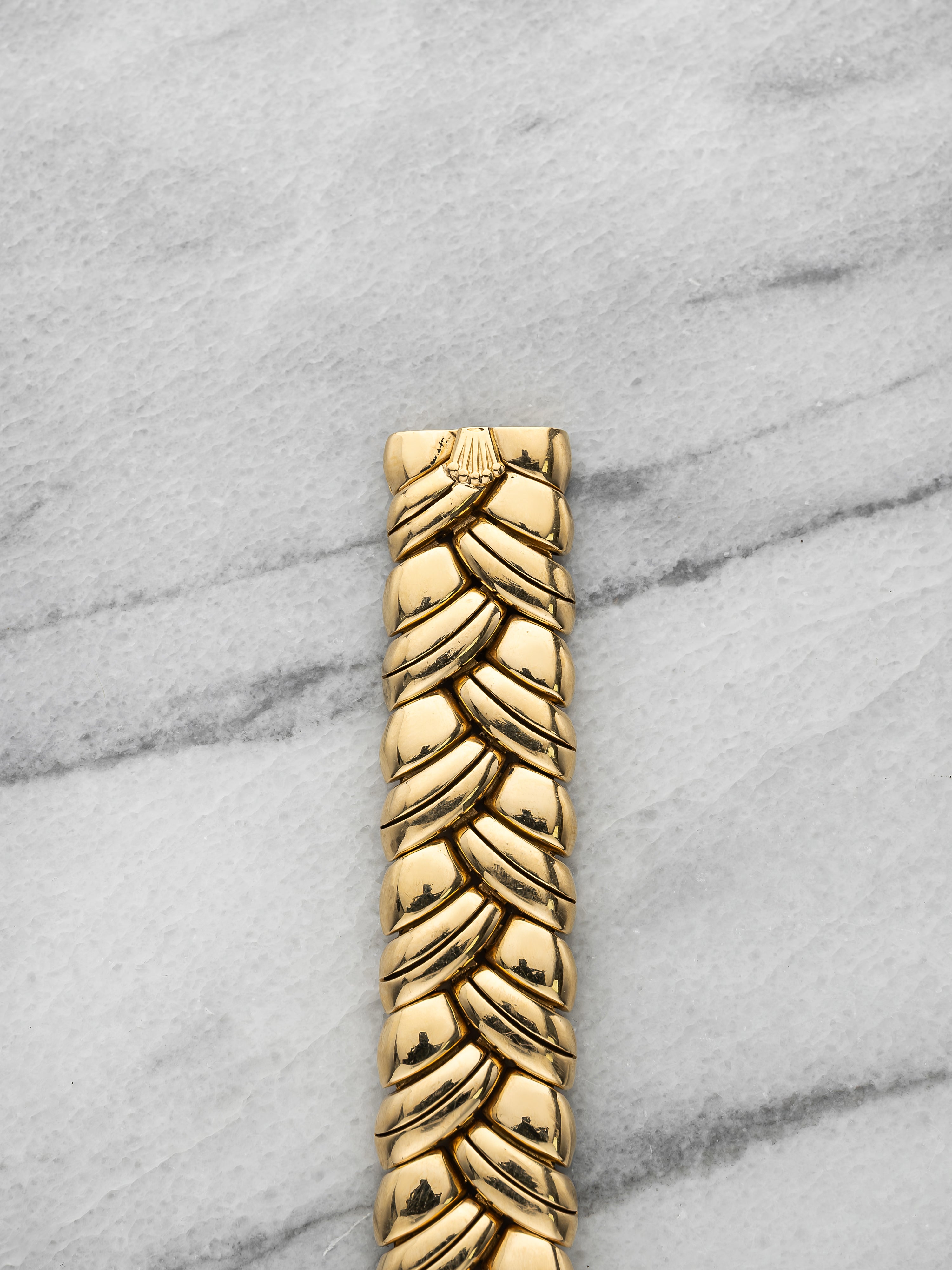 1990 Rolex Cellini 2722 - 18K Yellow Gold, Pavé Diamond Dial