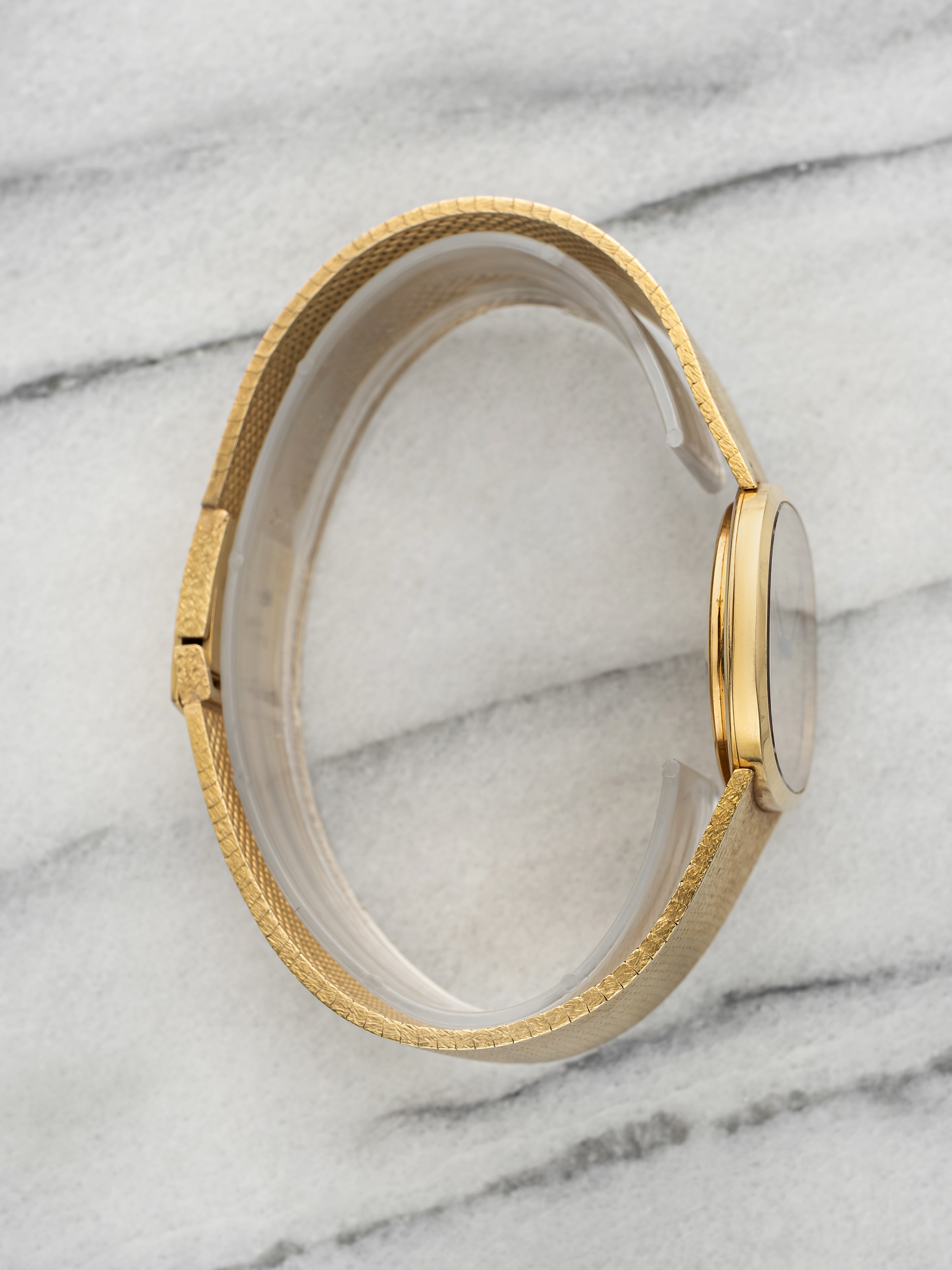 Vintage 1980s Patek Philippe Ellipse 3545 18k YG Champagne Dial Manual 32mm