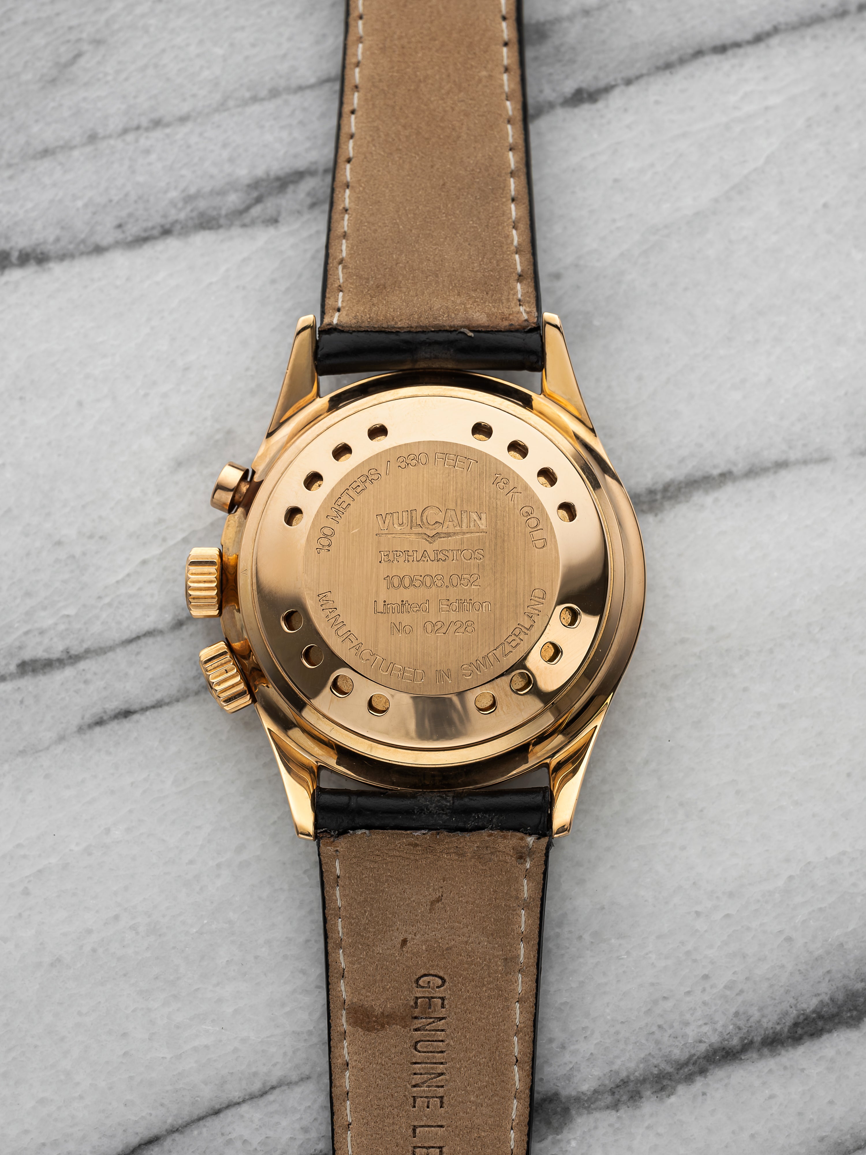 2004 Vulcain Cricket Alarm GMT World Time 100508.052 - 18K Yellow Gold, Enamel Dial