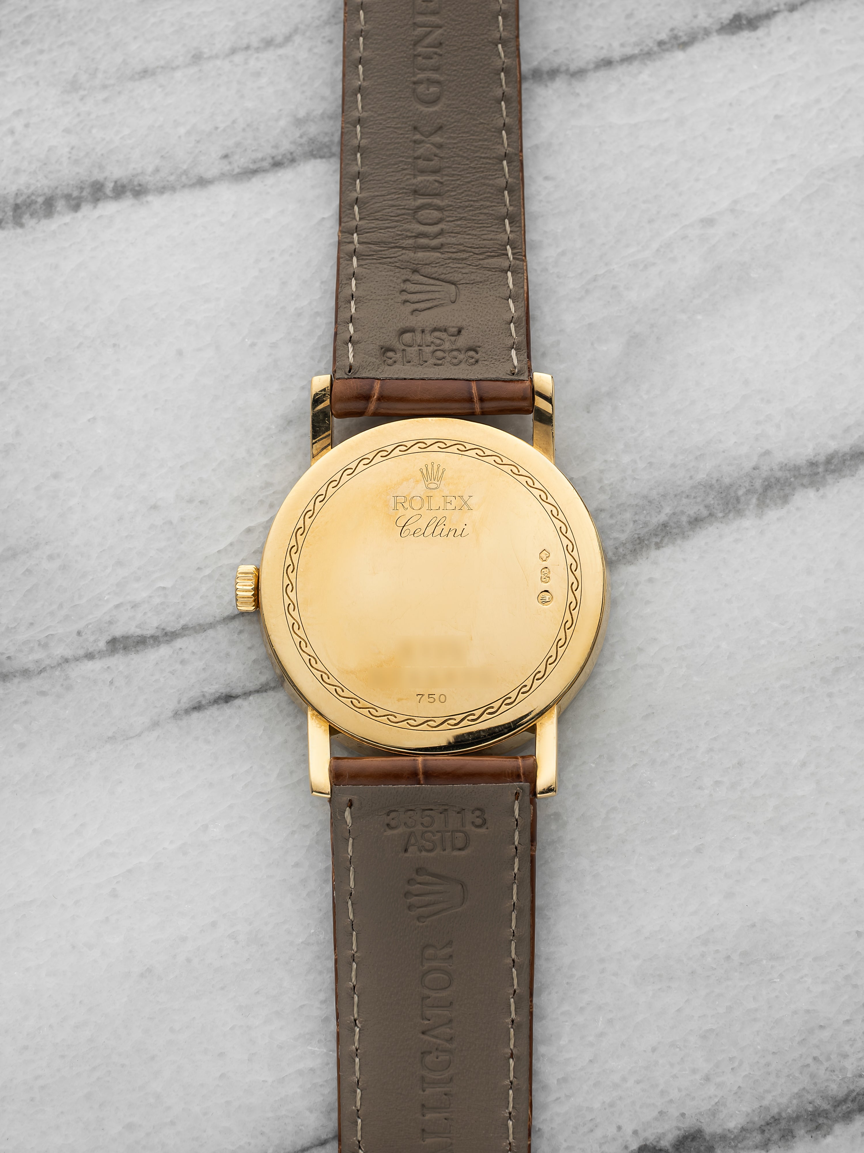 1995 Rolex Cellini 5112 - 18K Yellow Gold, White Anniversary Dial