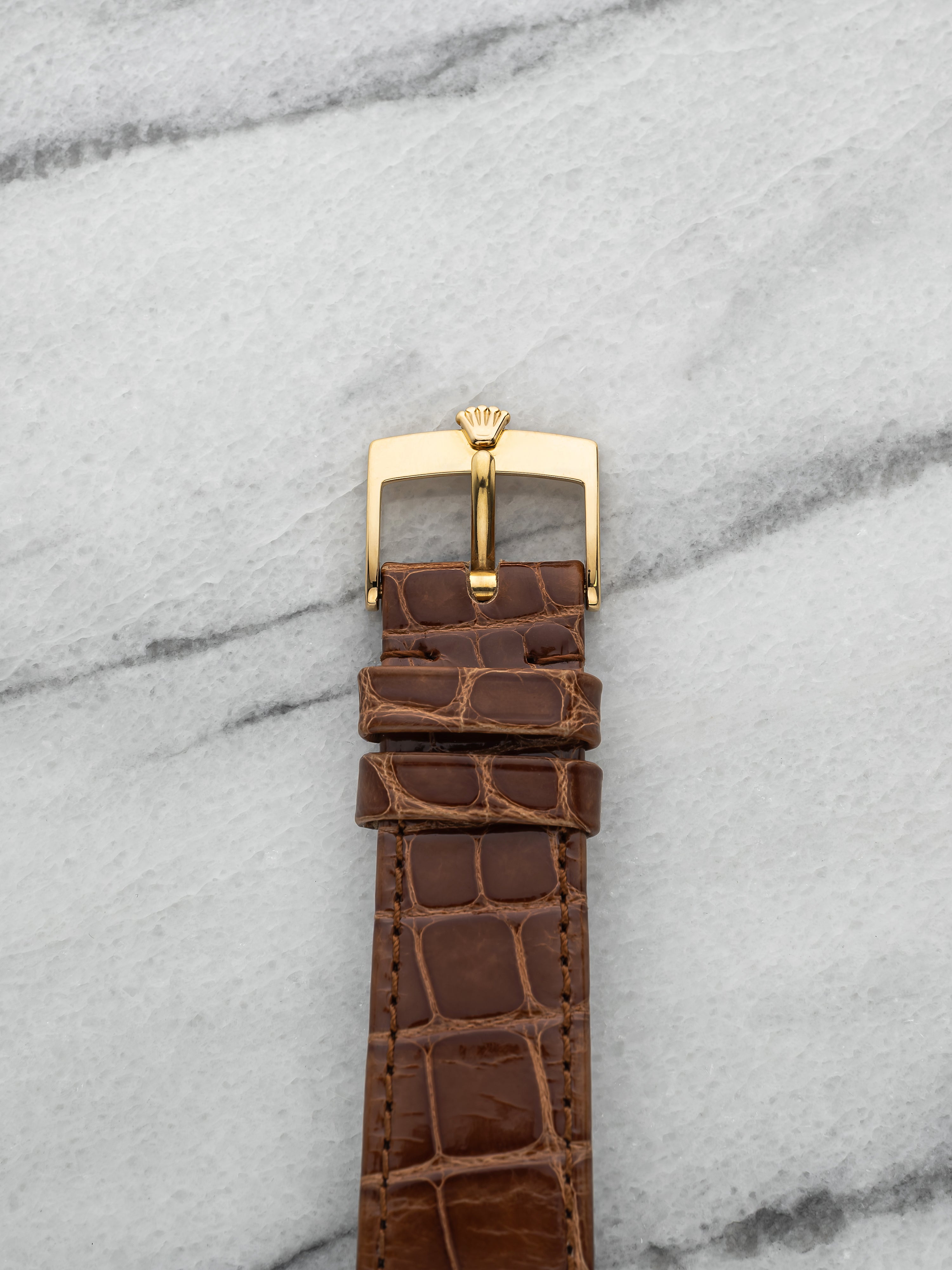 1995 Rolex Cellini 5112 - 18K Yellow Gold, White Anniversary Dial