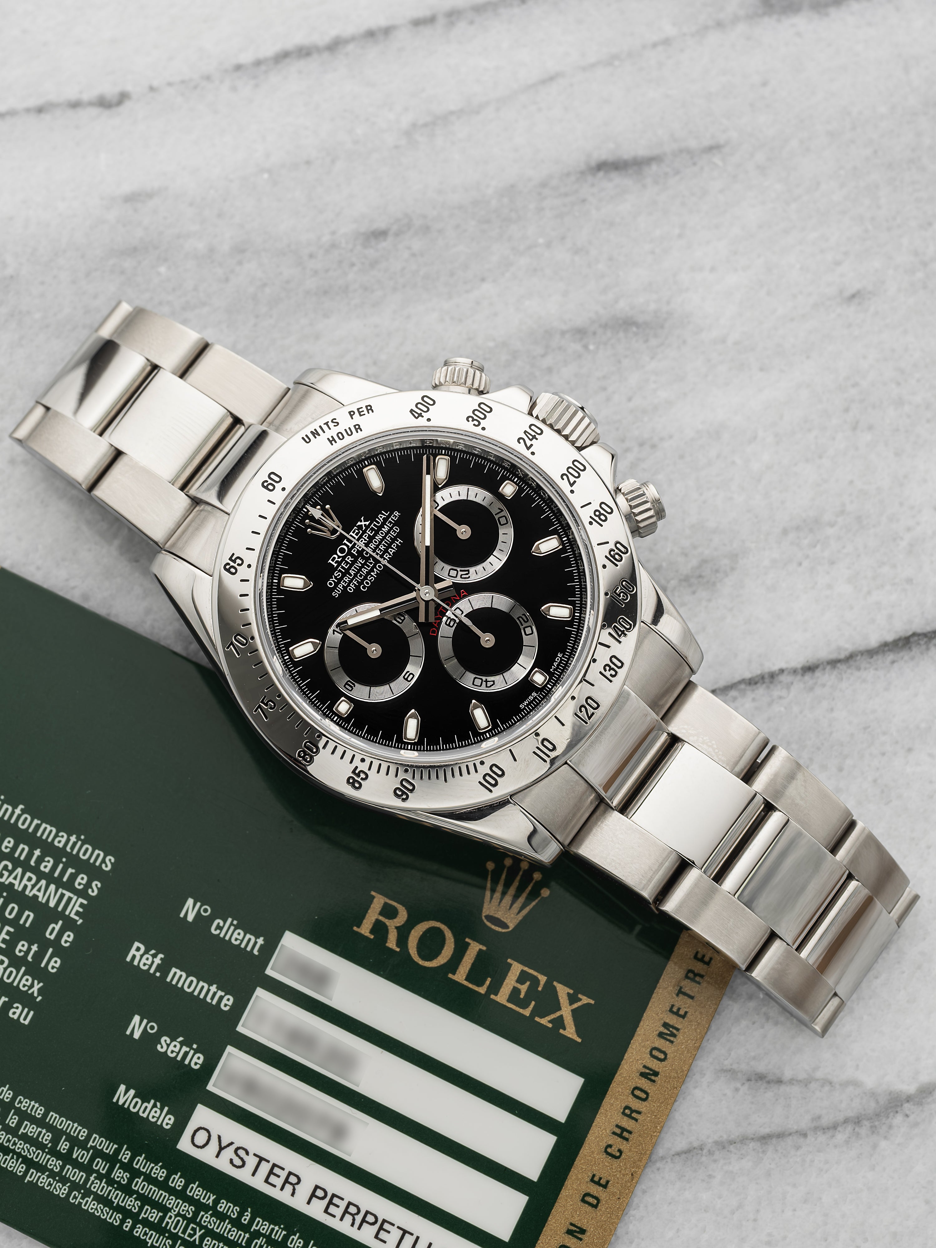 2009 Rolex Daytona 116520 Stainless Steel Black Dial Automatic 40mm