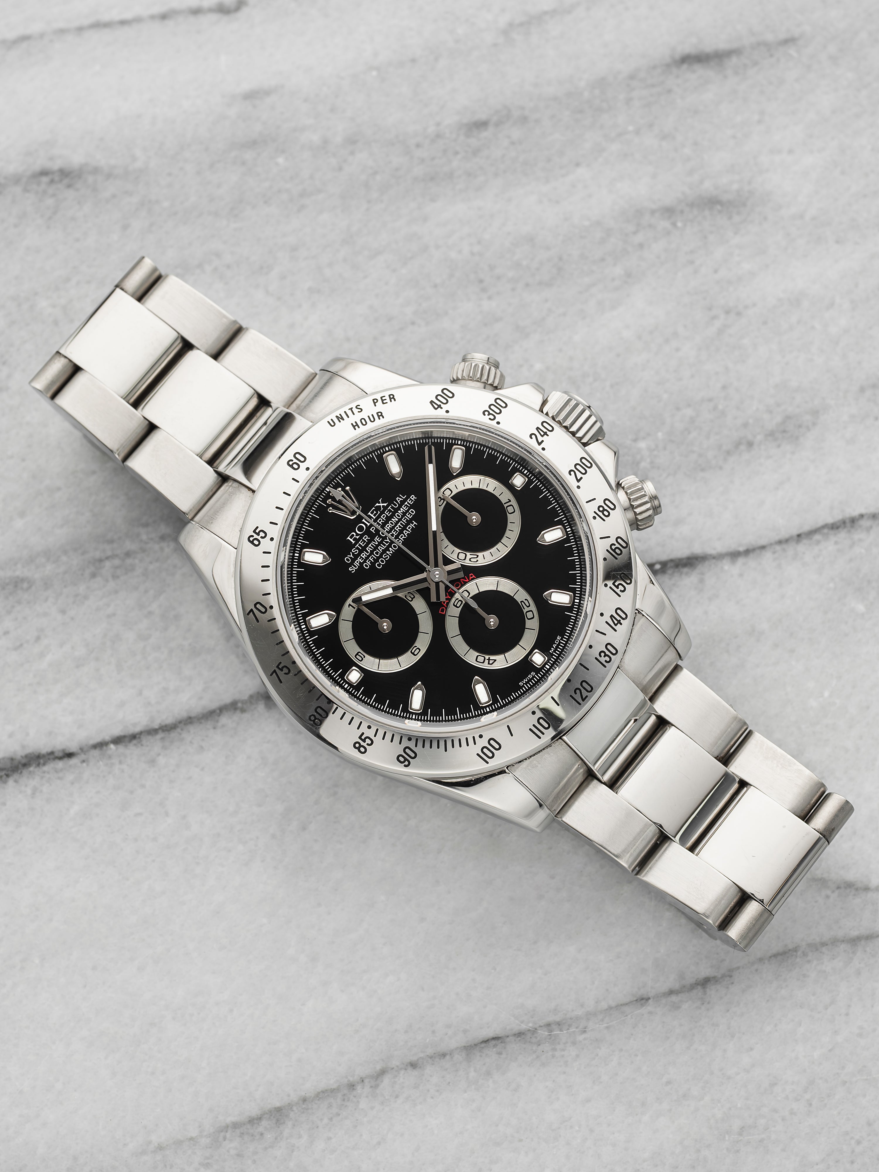 2005 Rolex Daytona 116520 Stainless Steel Black Dial Automatic 40mm