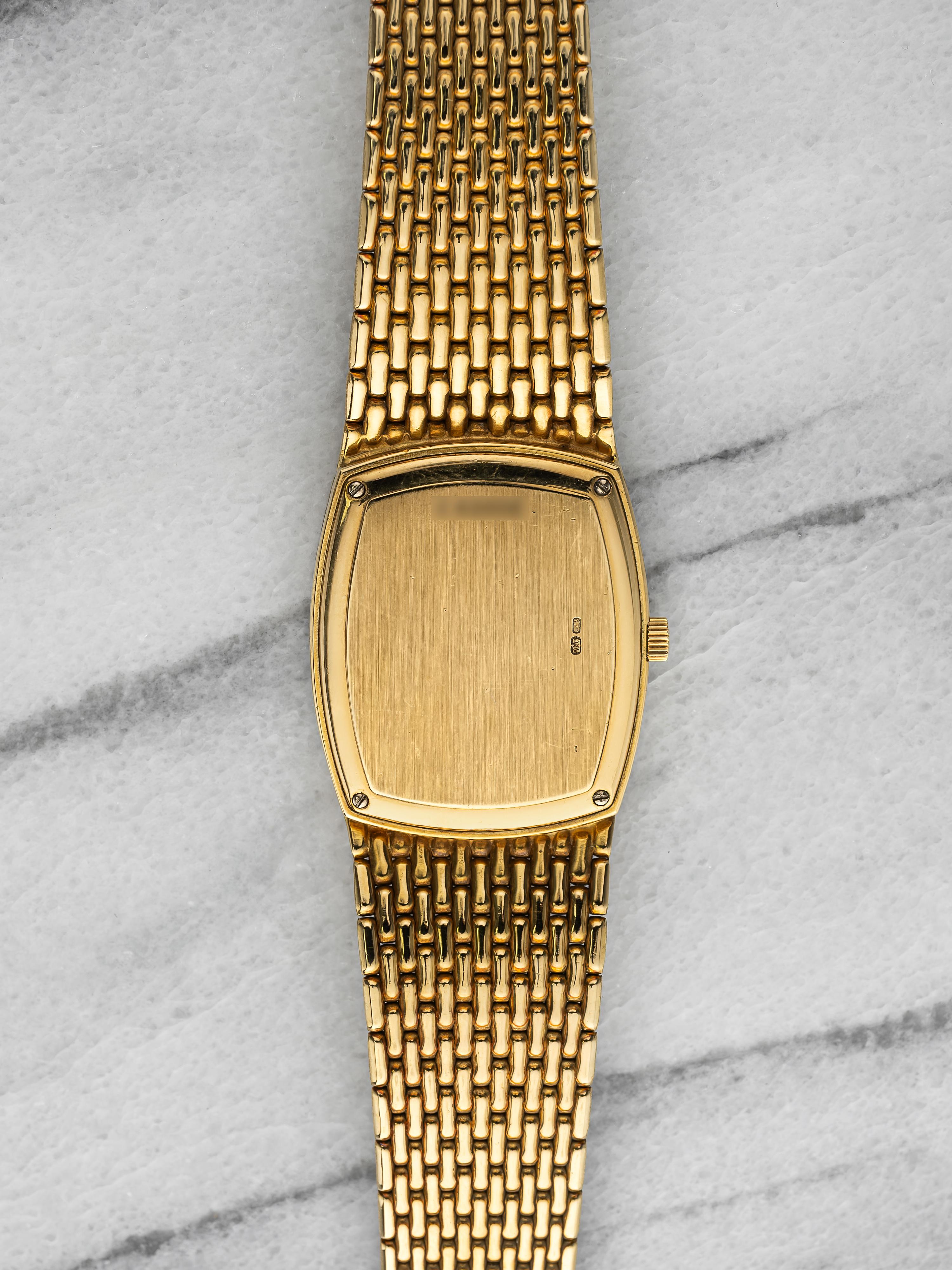 Vintage 1990s Audemars Piguet Cobra 18k YG Champagne Diamond Dial Manual 27 mm