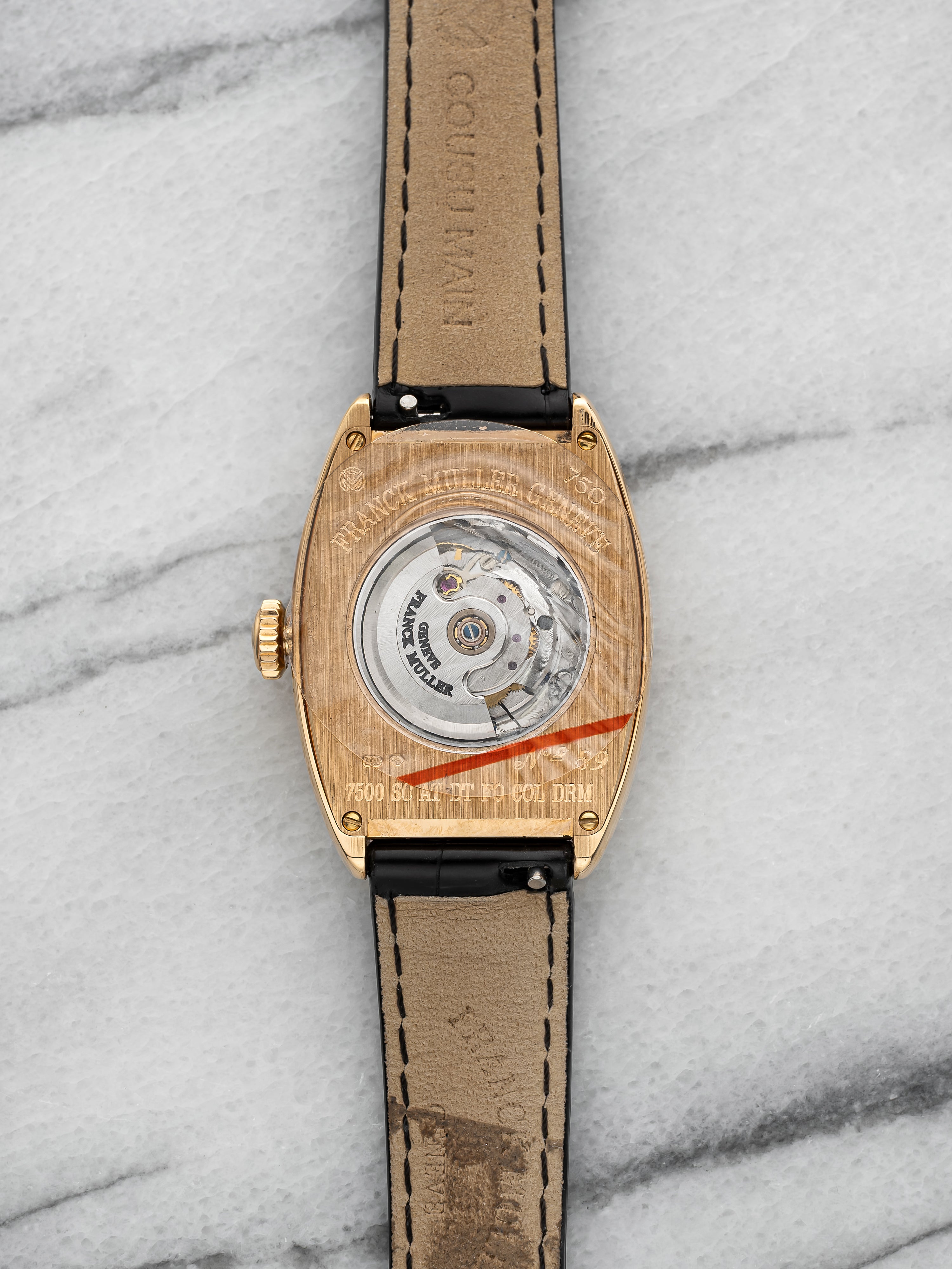 Franck Muller Color Dreams 7500 SC - 18K Rose Gold White Guilloche Dial