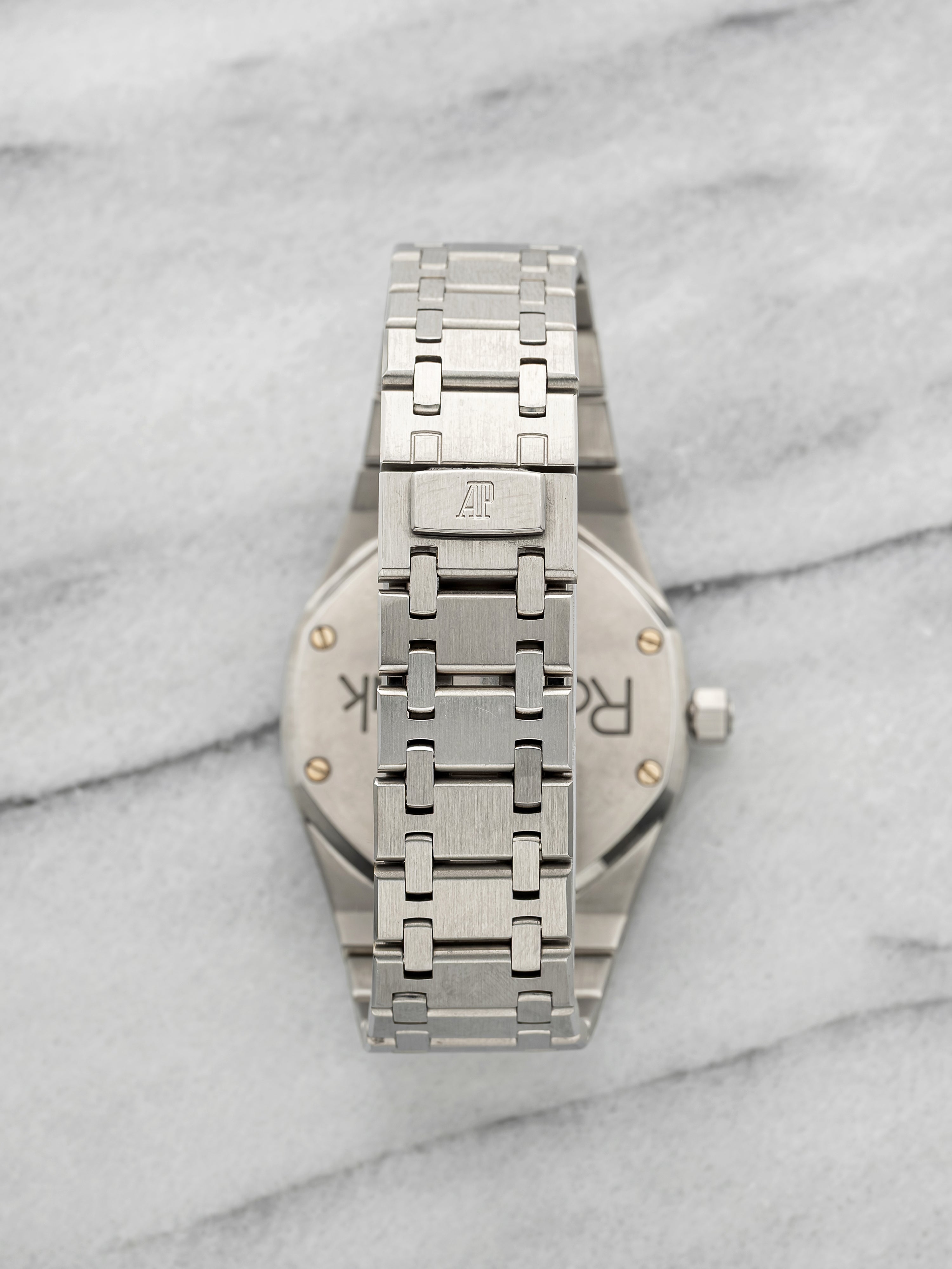 2000s Audemars Piguet Royal Oak 14790ST Steel Blue Tapisserie Dial Auto 36mm