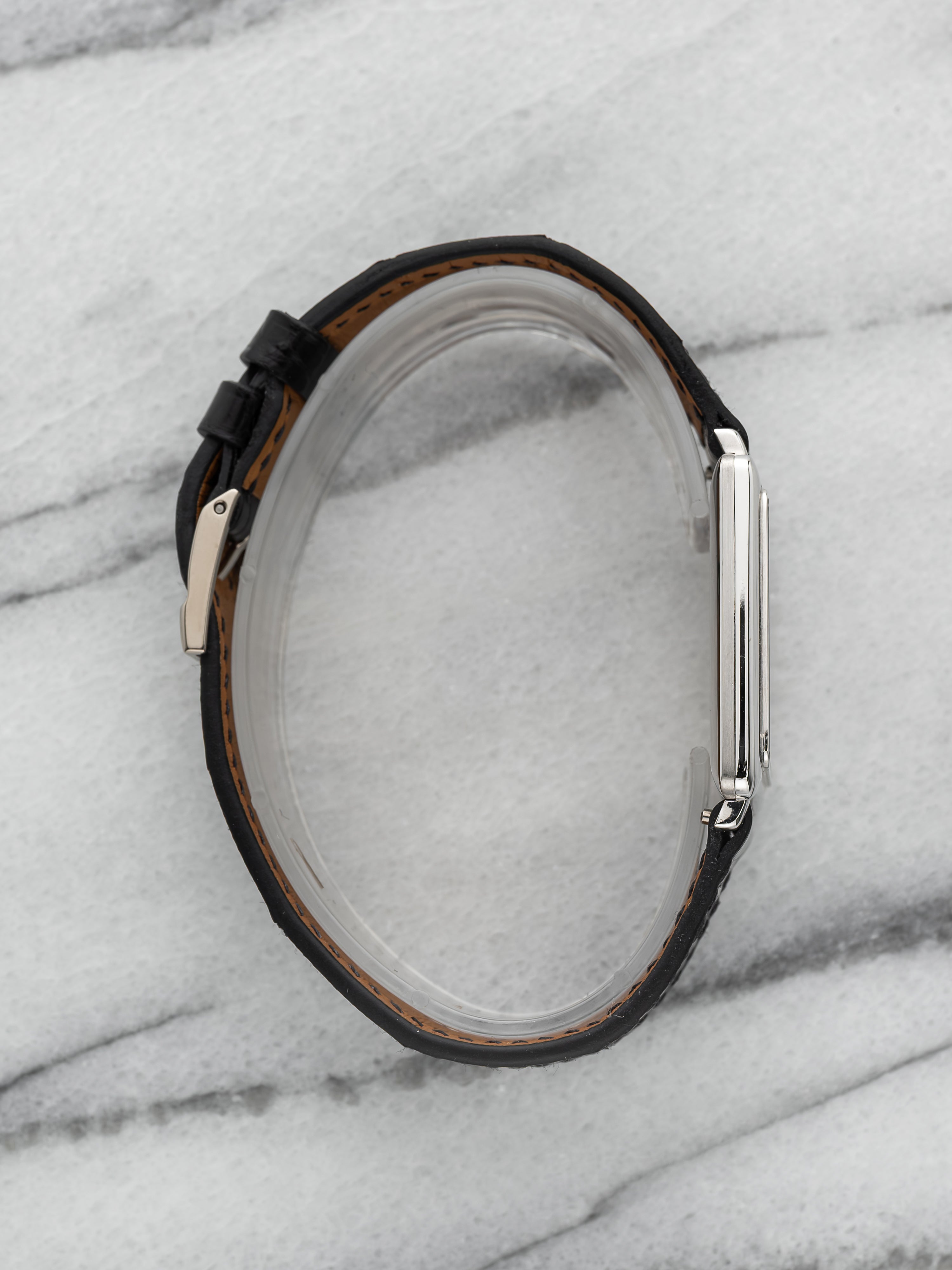 Piaget Tank 9254 - 18K White Gold, Lapis Lazuli Diamond Dial