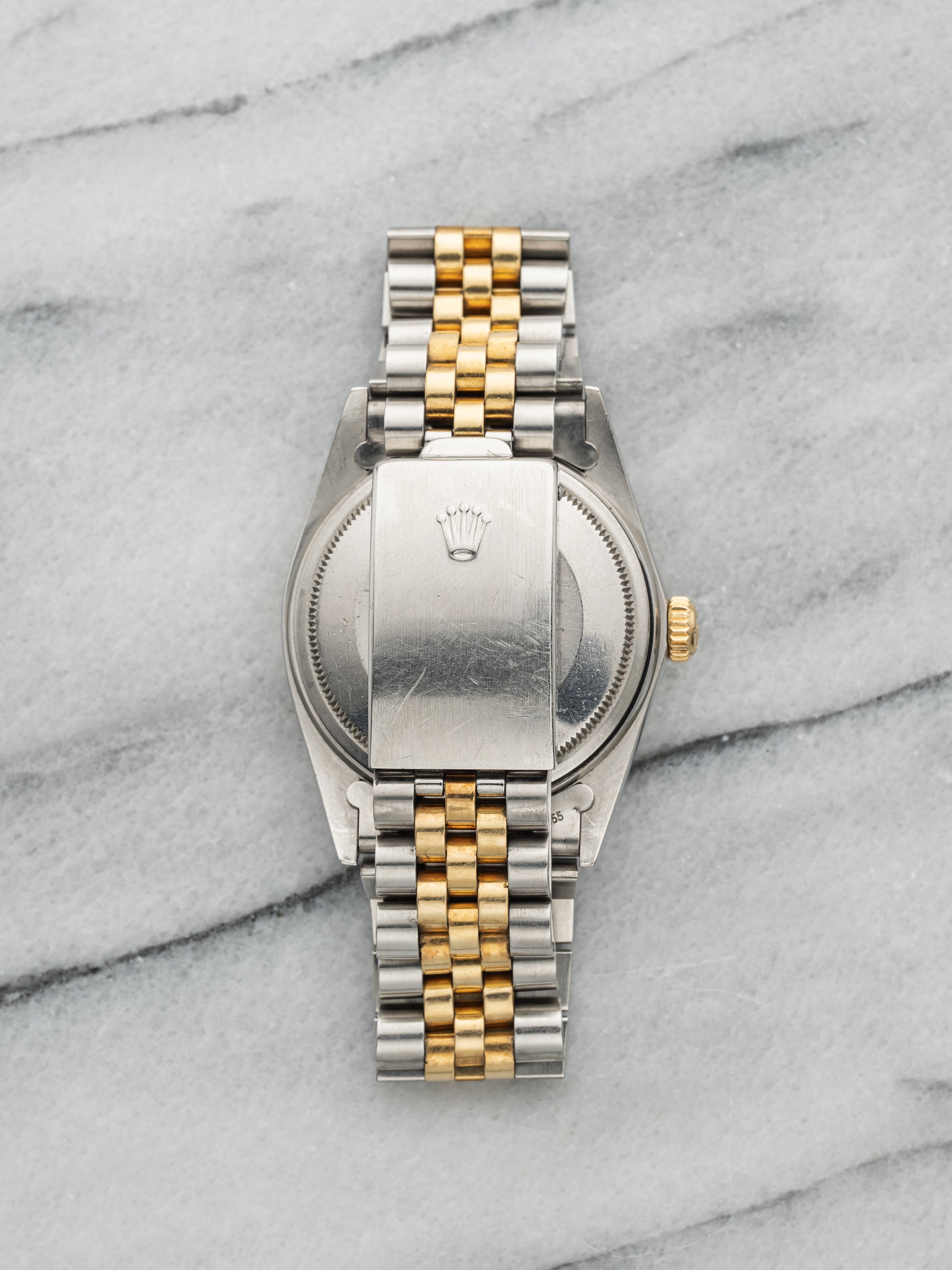 Vintage 1986 Rolex Datejust 16013 Two Tone White Dial Auto 36mm