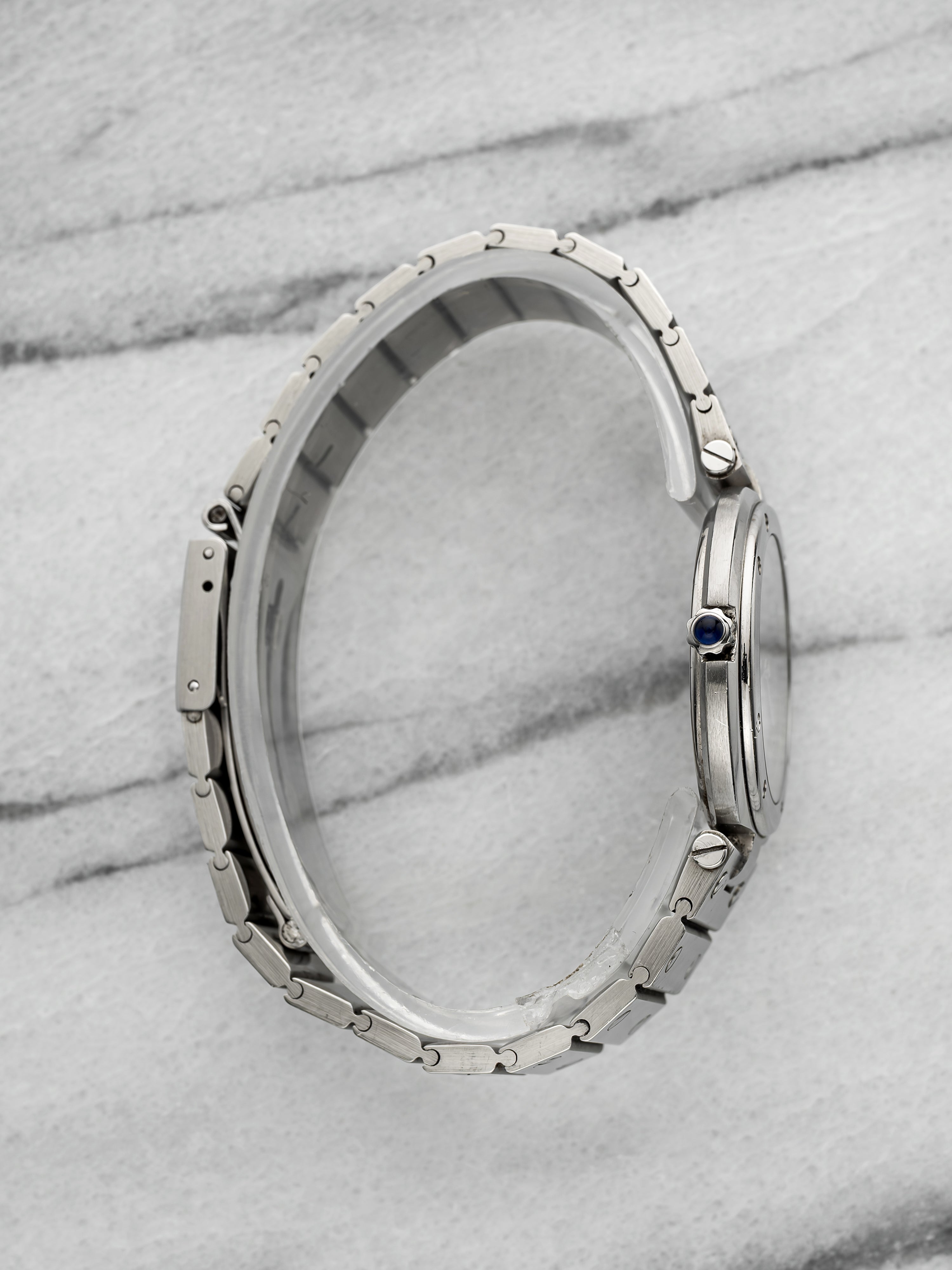 Cartier Santos Vendome 8192 - Stainless Steel, Grey Ghost Dial