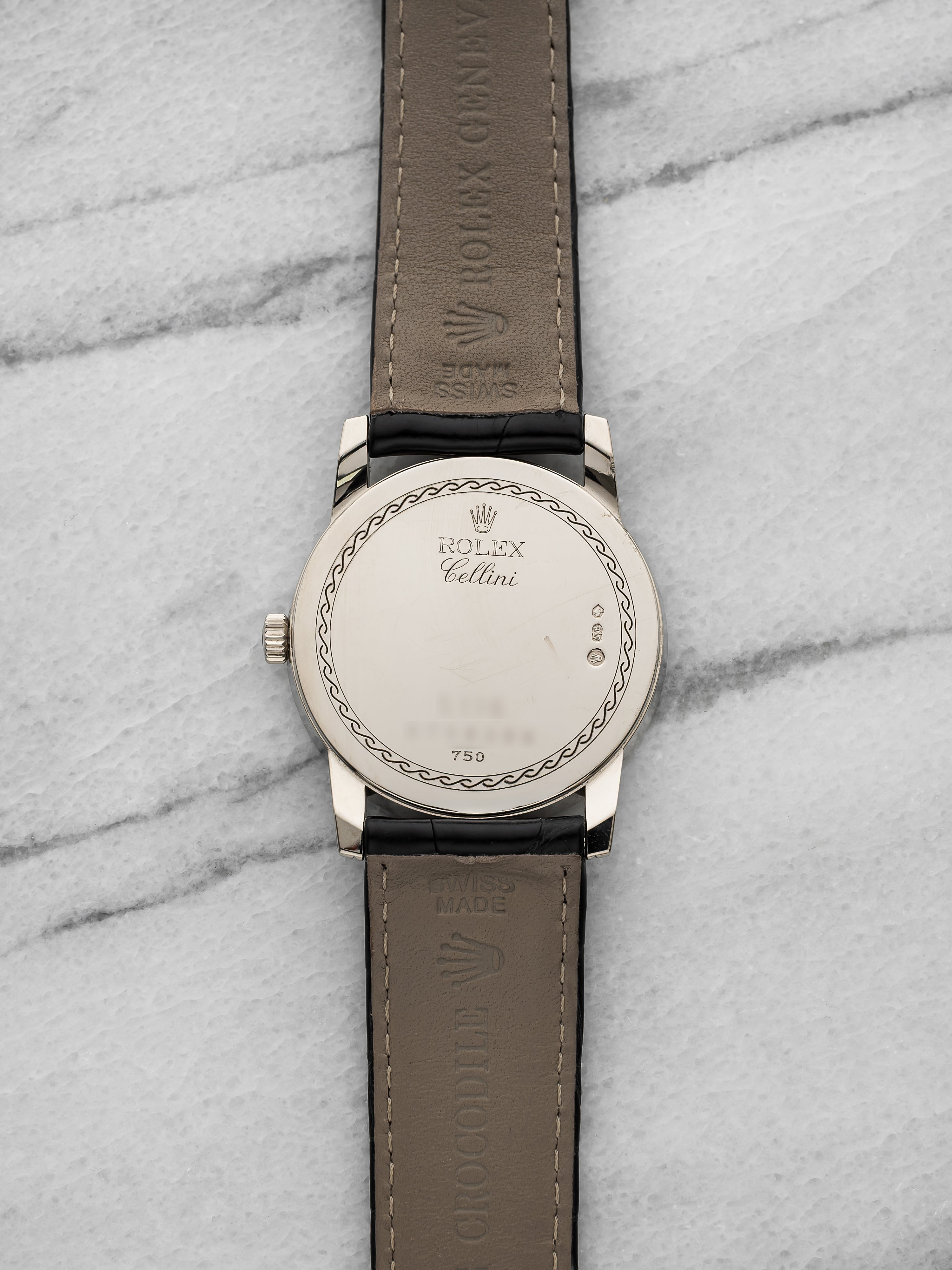 2005 Rolex Cellini 5116 - 18K White Gold, White Anniversary Dial