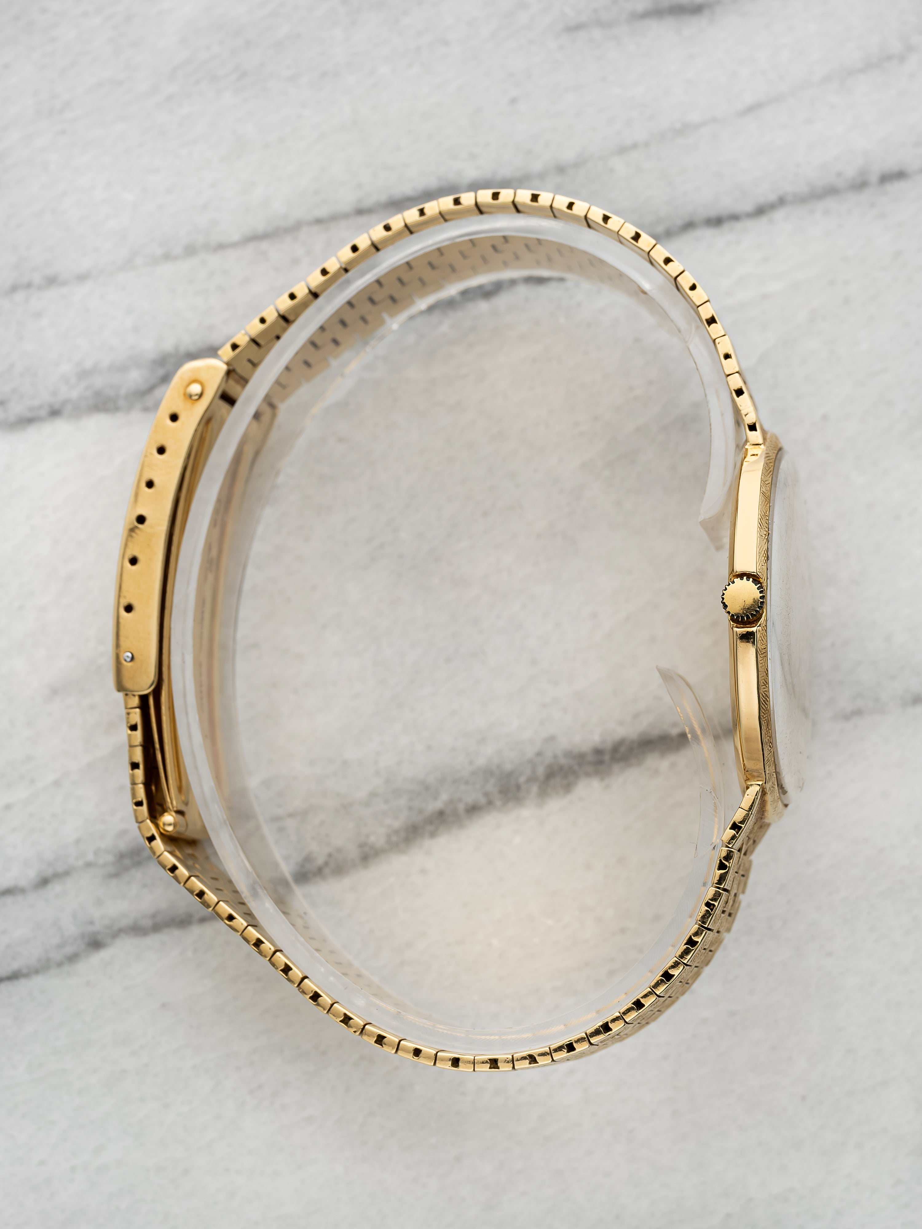 Rolex Geneve UFO 9780 - 18K Yellow Gold, Florentine Finish