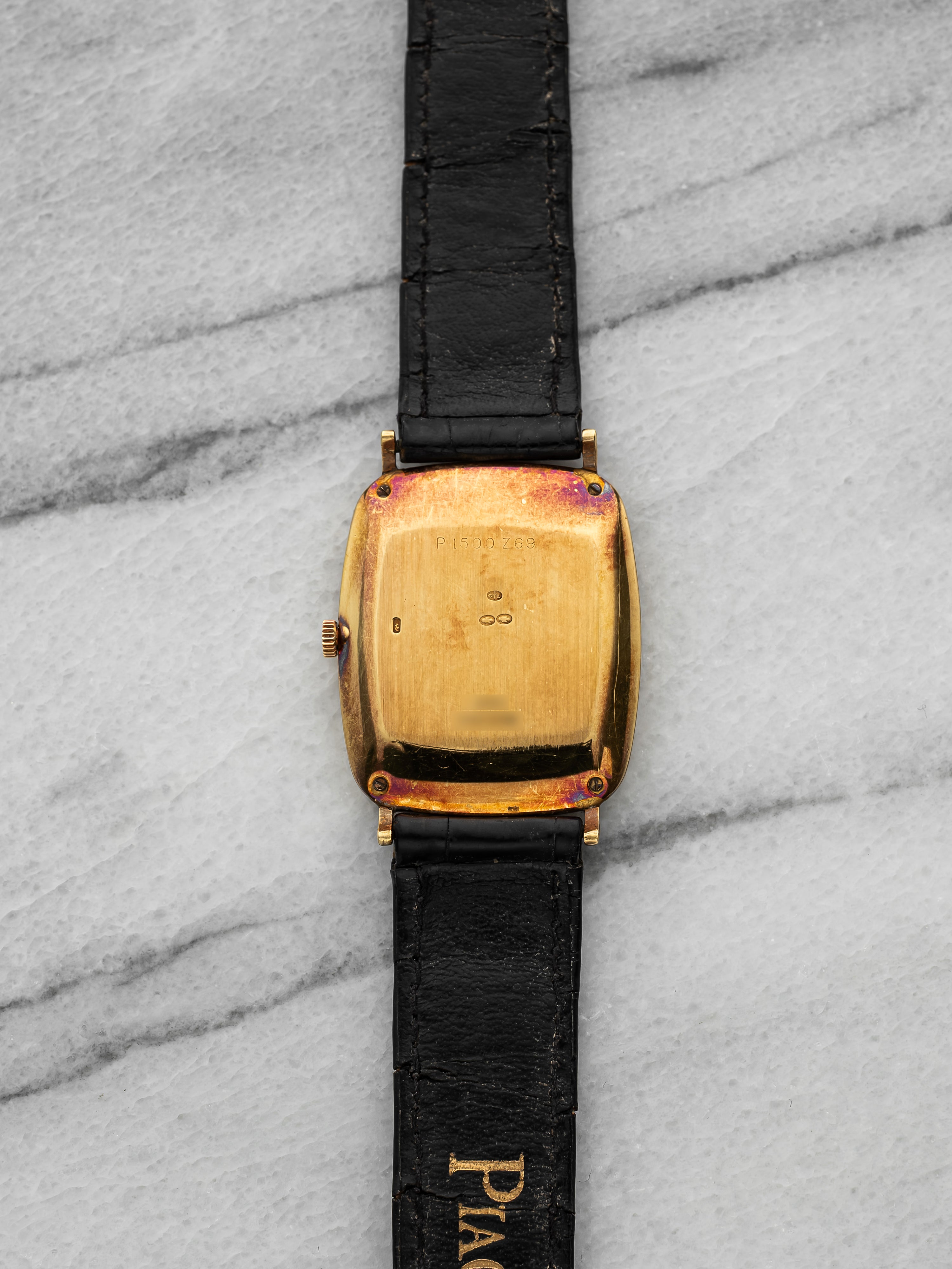 Piaget Cushion 9251 - 18K Yellow Gold, Van Cleef & Arpels Dial
