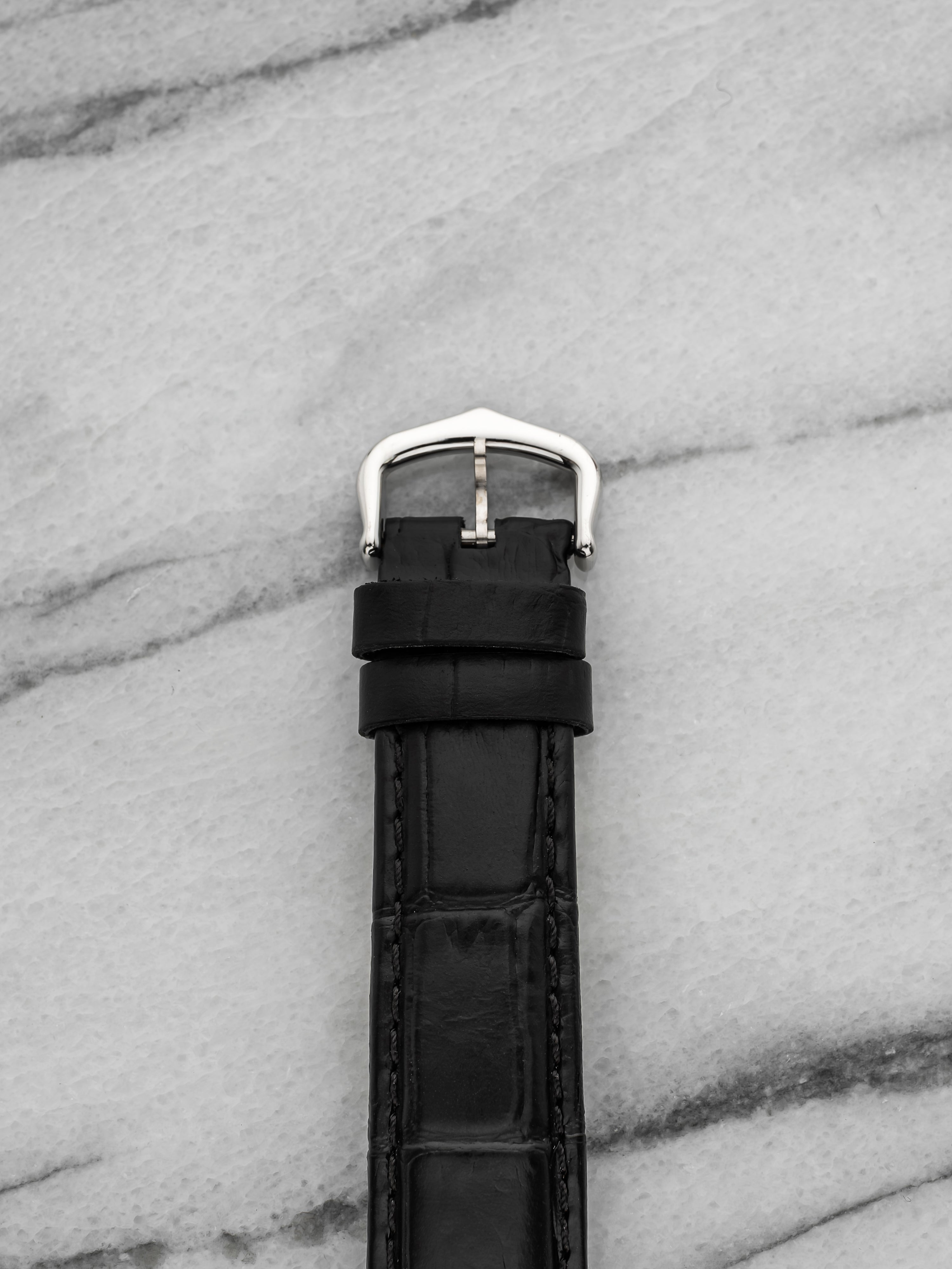 Vintage 1990s Cartier Must Tank Large 2414 Silver White Roman Dial Quartz 25 mm