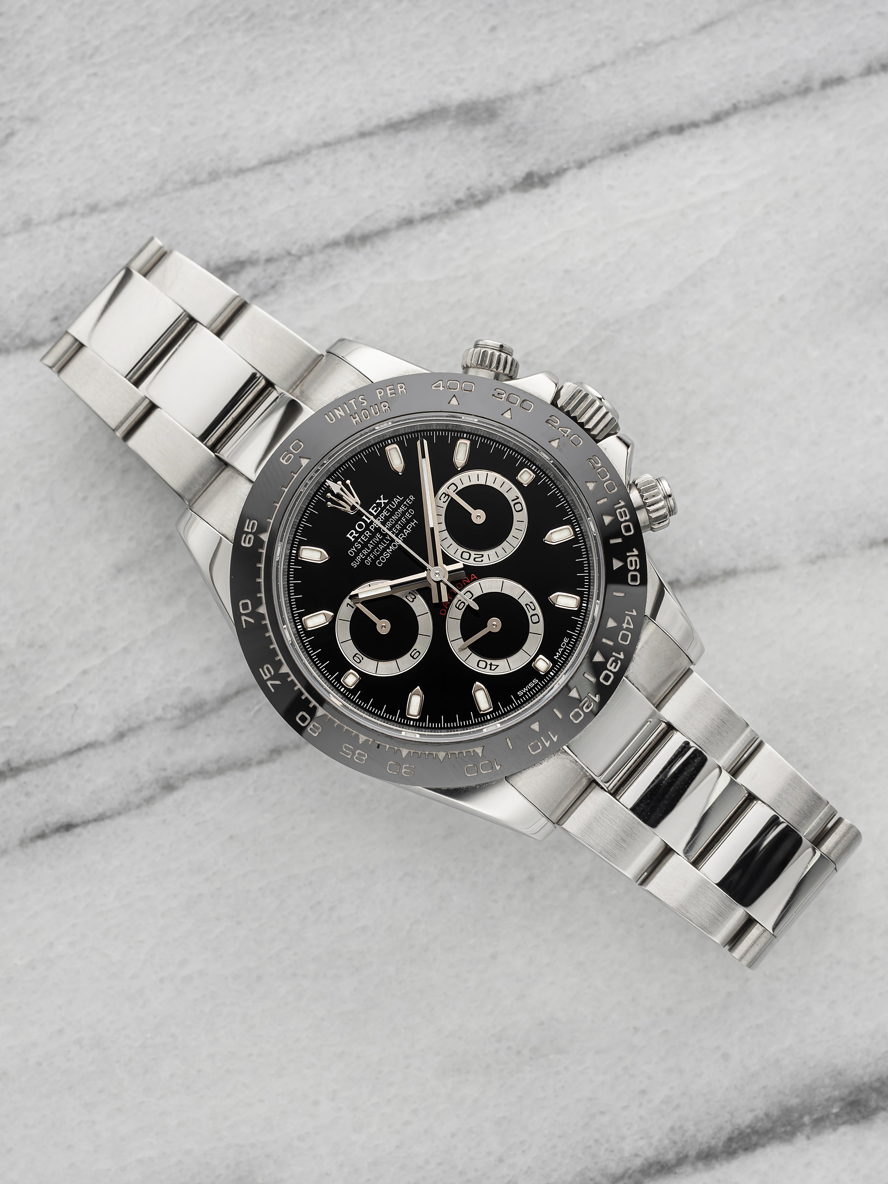 2021 Rolex Daytona 116500LN Stainless Steel Black Dial Automatic 40mm