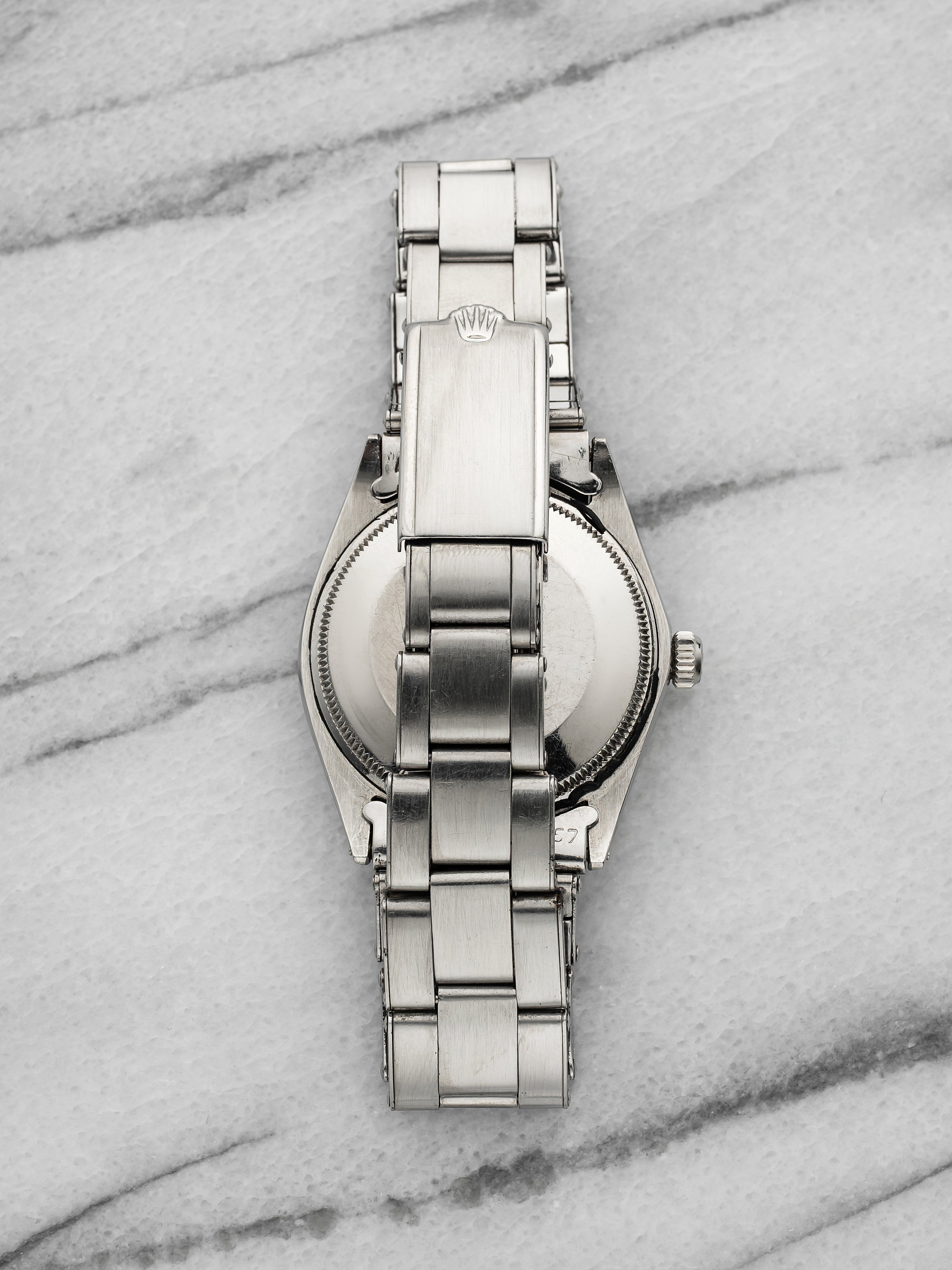 Vintage 1970 Rolex Oyster Perpetual 1007 Stainless Steel Silver Dial Auto 34mm