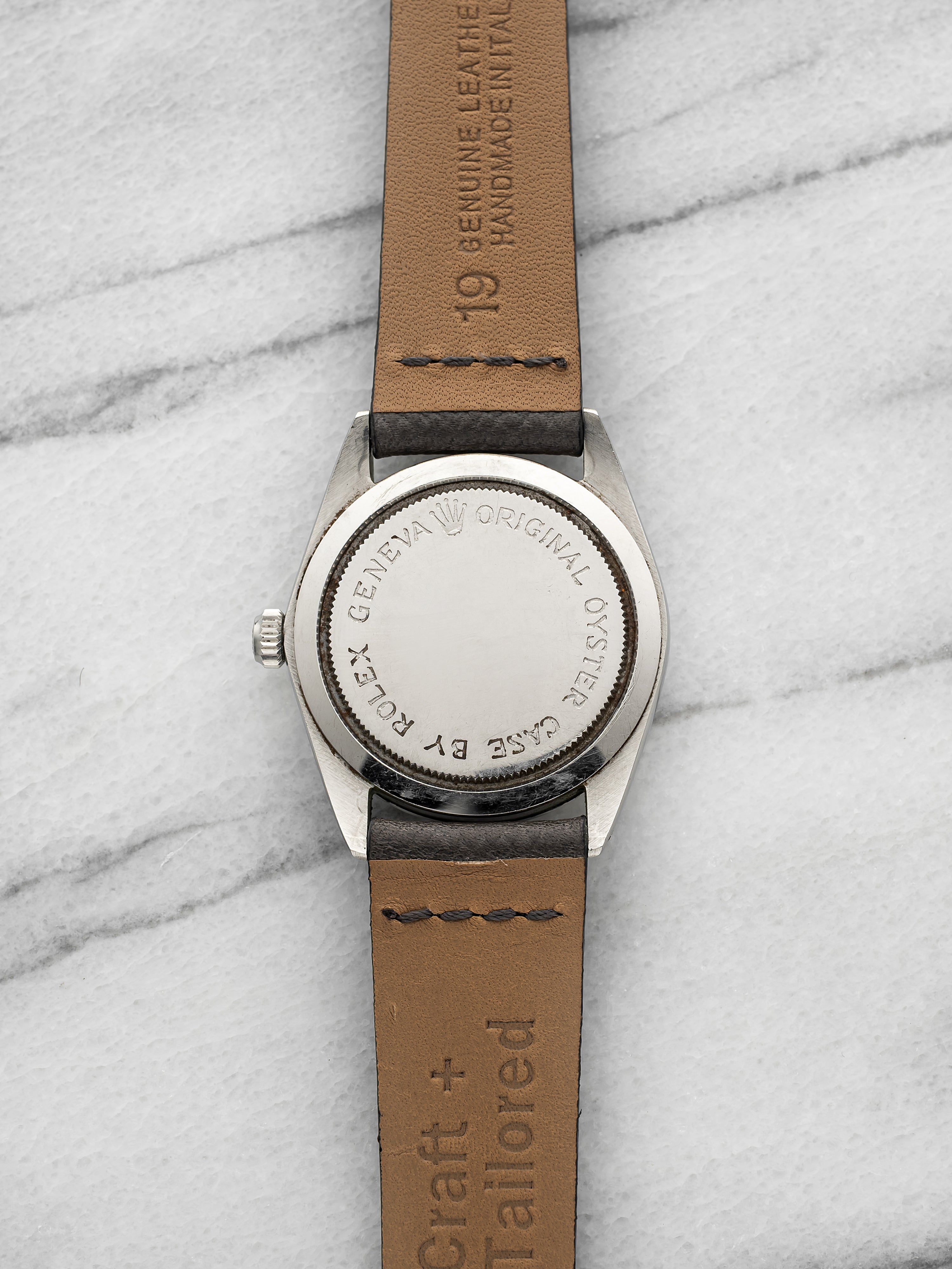 Vintage 1966 Tudor Oyster 7984 Stainless Steel Silver Sunburst Dial Manual 34mm