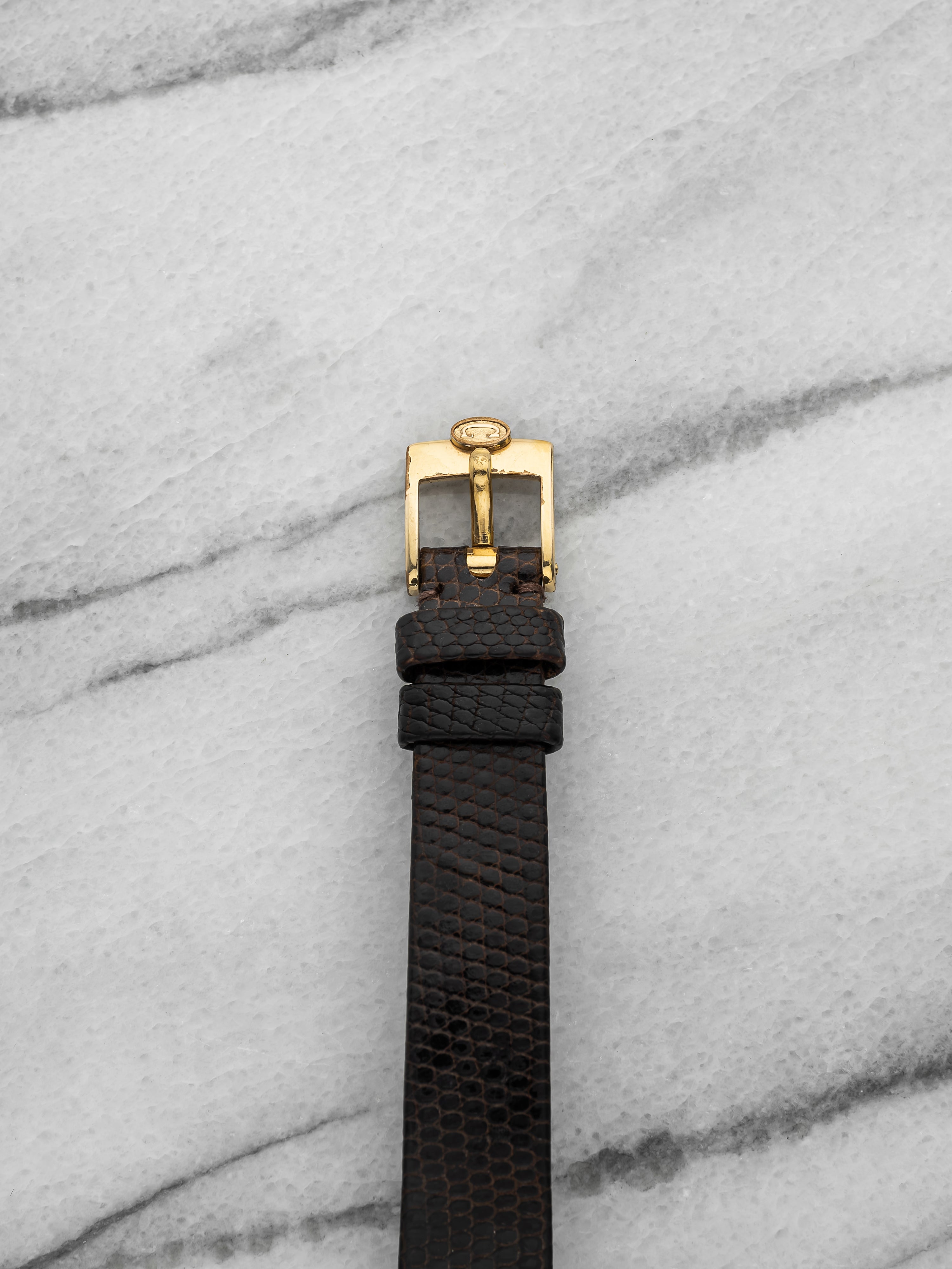 Vintage 1980s Concord Dress 508920 18K Yellow Gold Coral Dial Manual 23 mm