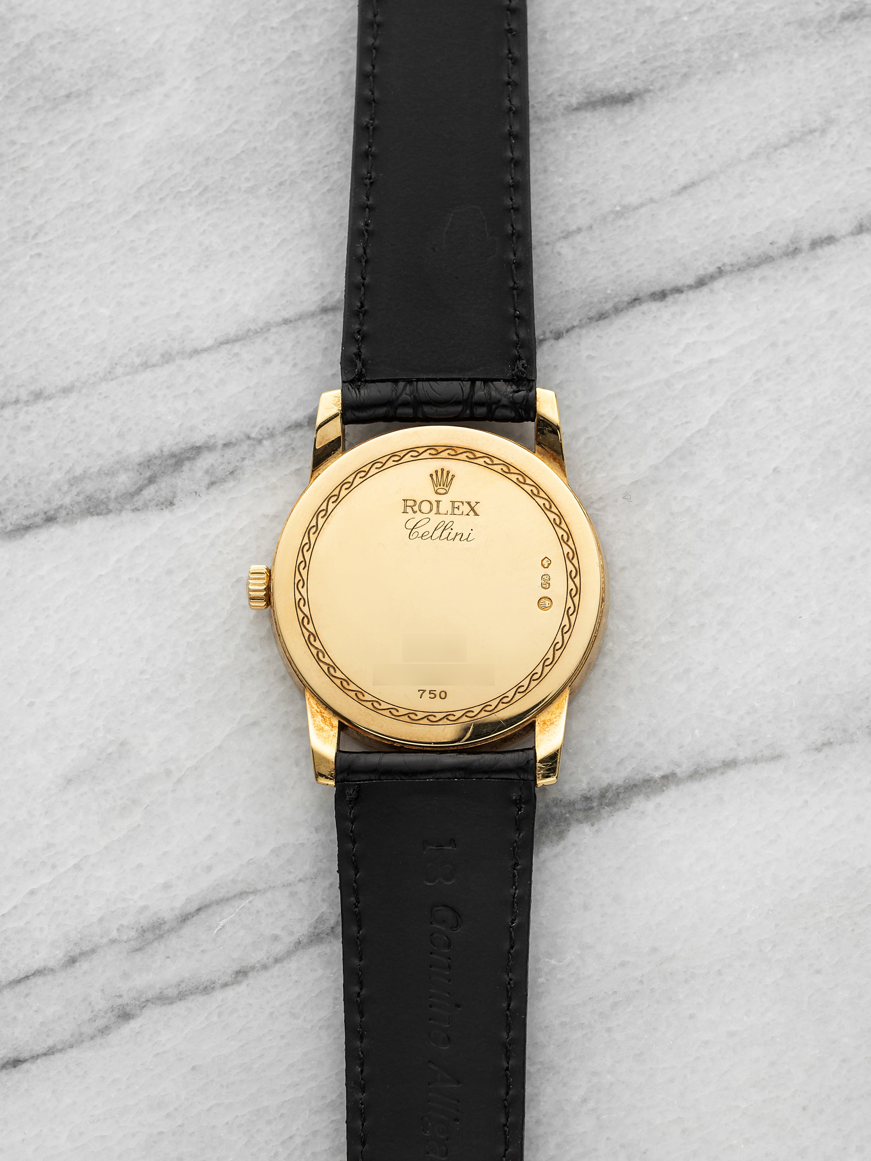 Vintage 1976 Rolex Cellini 5116 18K YG Champagne Bullseye Dial Manual 32mm