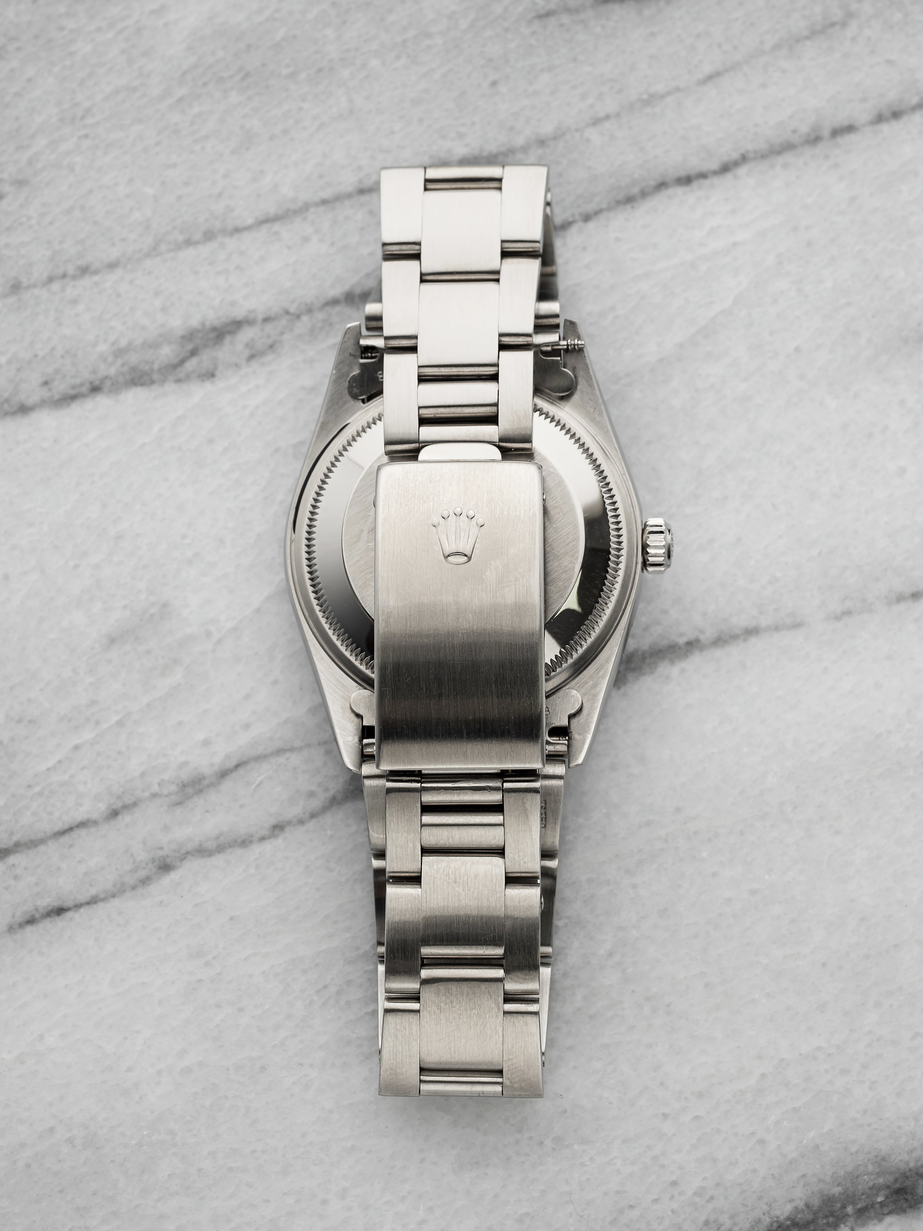 2001 Rolex Oyster Perpetual Date 15200 Steel Blue Arabic Dial Auto 34 mm