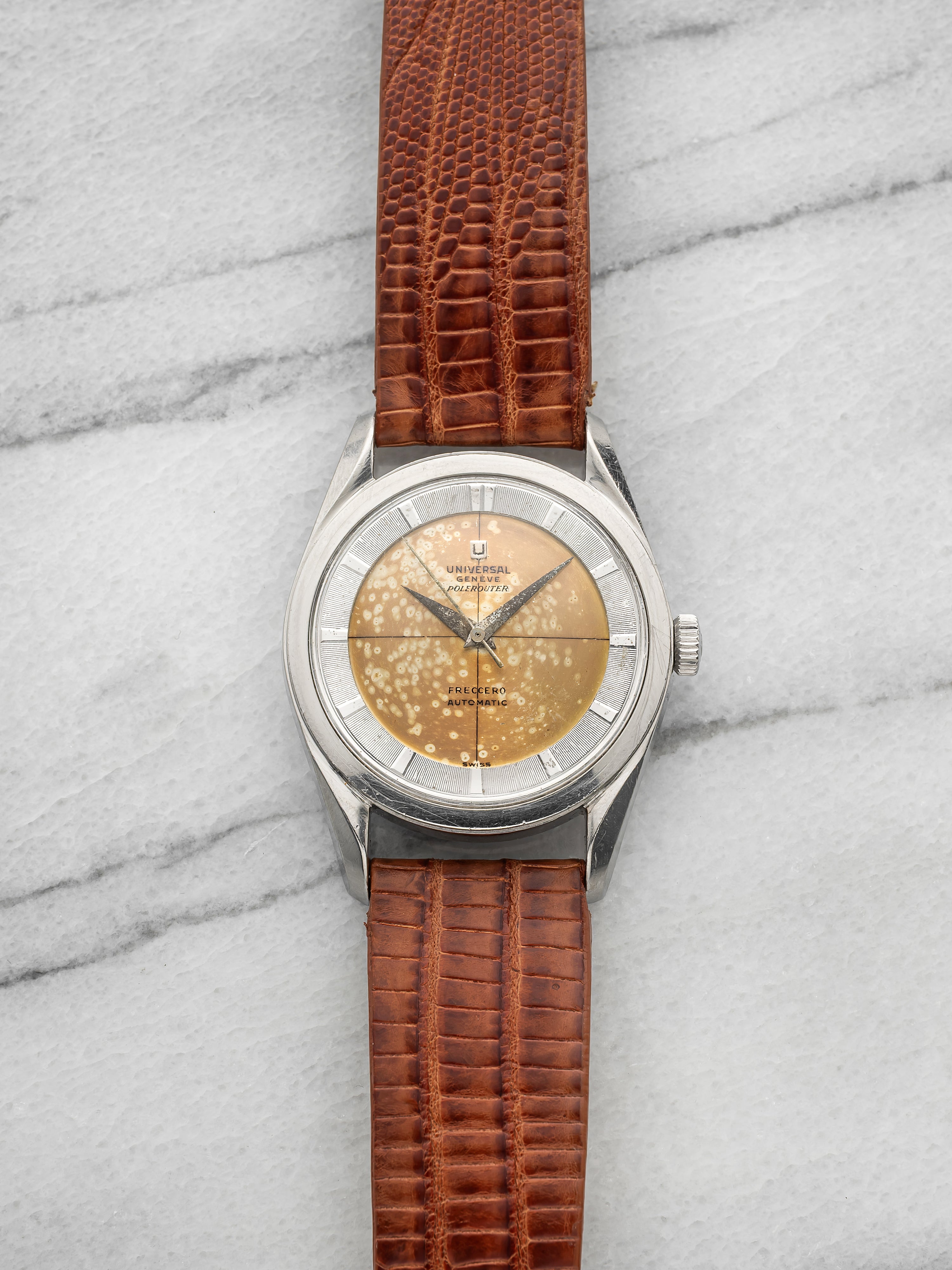 Universal Geneve Polerouter 20217-5 - Stainless Steel Tropical Dial