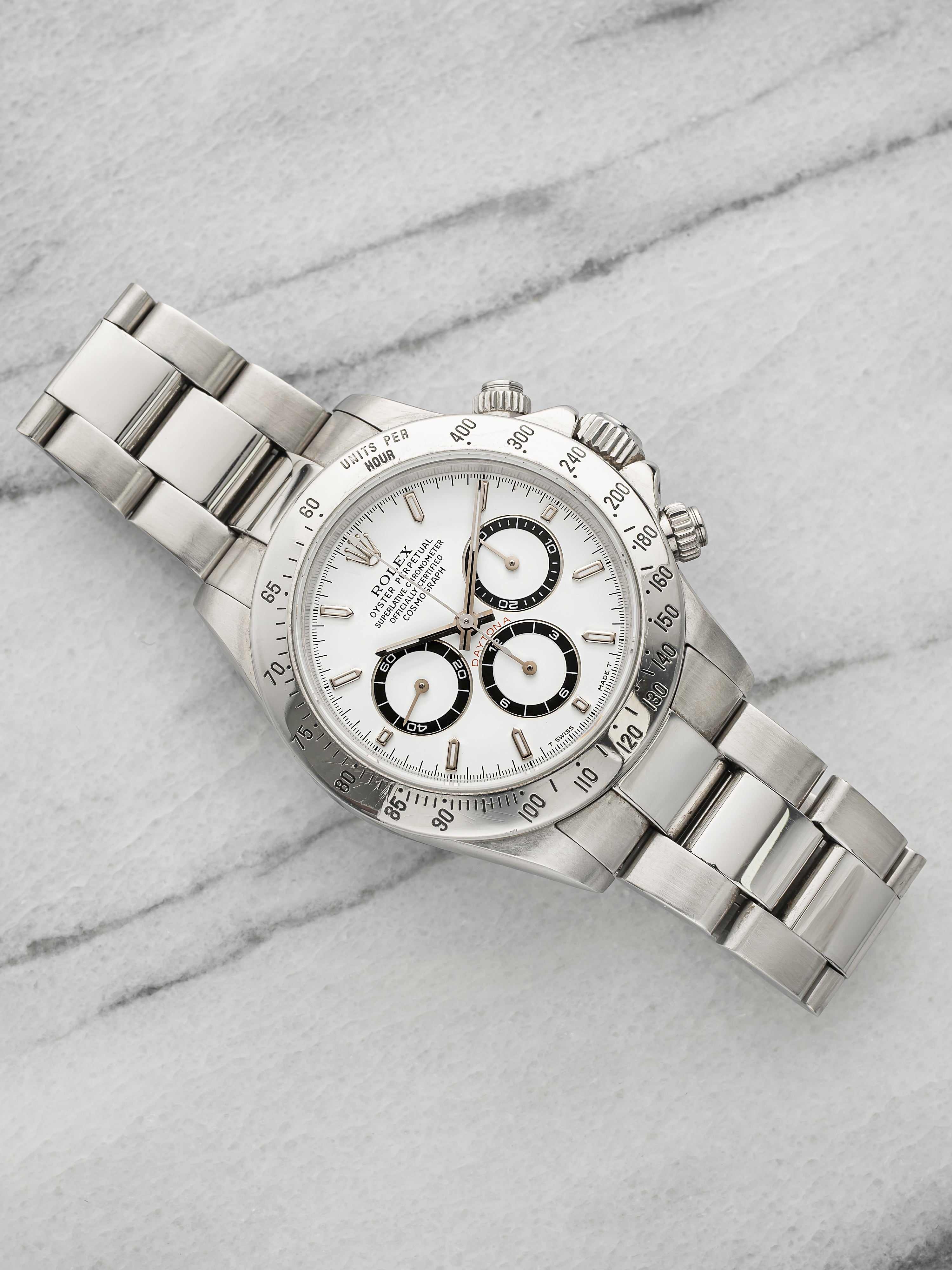 Vintage 1999 Rolex Daytona 16520 Stainless Steel White Dial Automatic 40mm