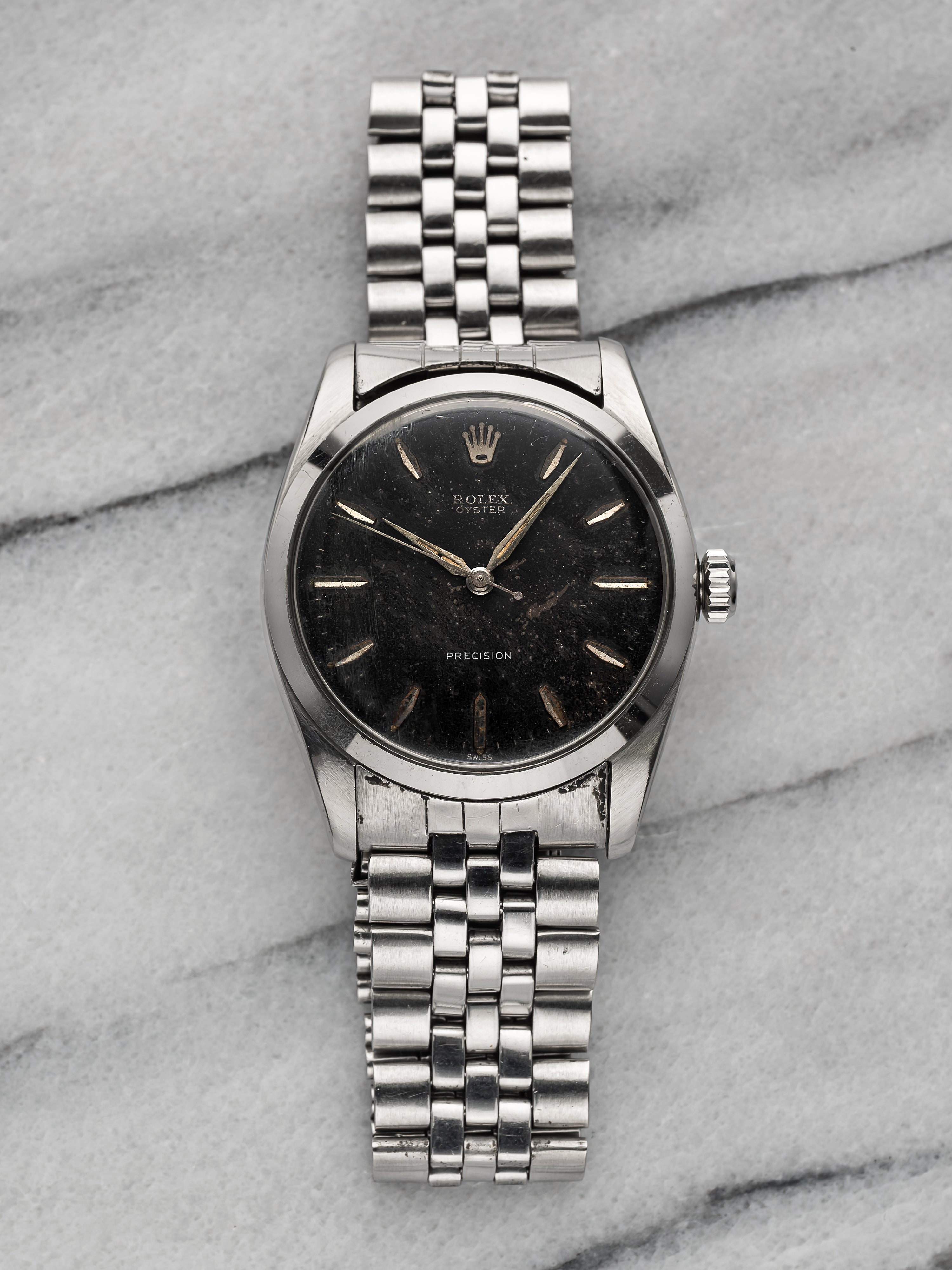 Rolex Precision 6424 - Black Patina Dial.