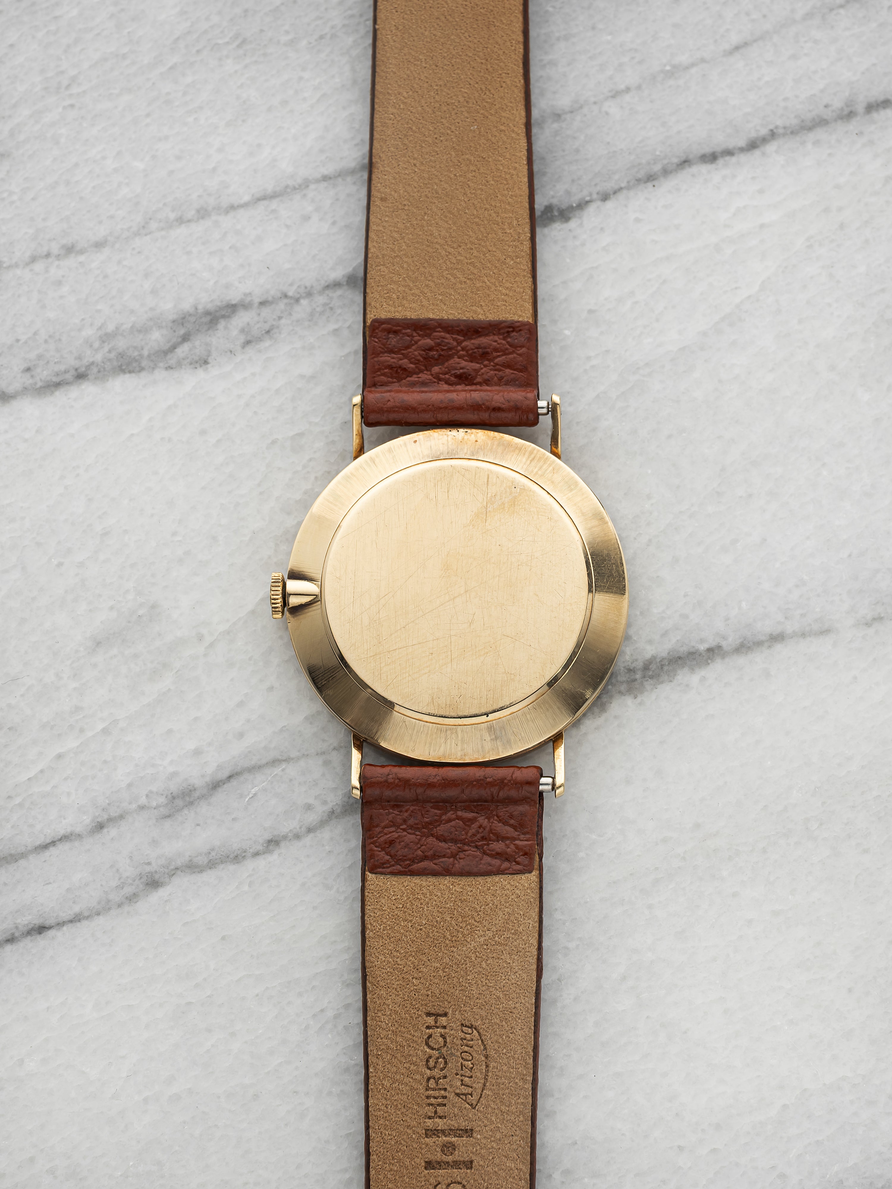 Vintage 1960s Rolex Cellini 3833 14K Yellow Gold White Roman Dial Manual 32mm