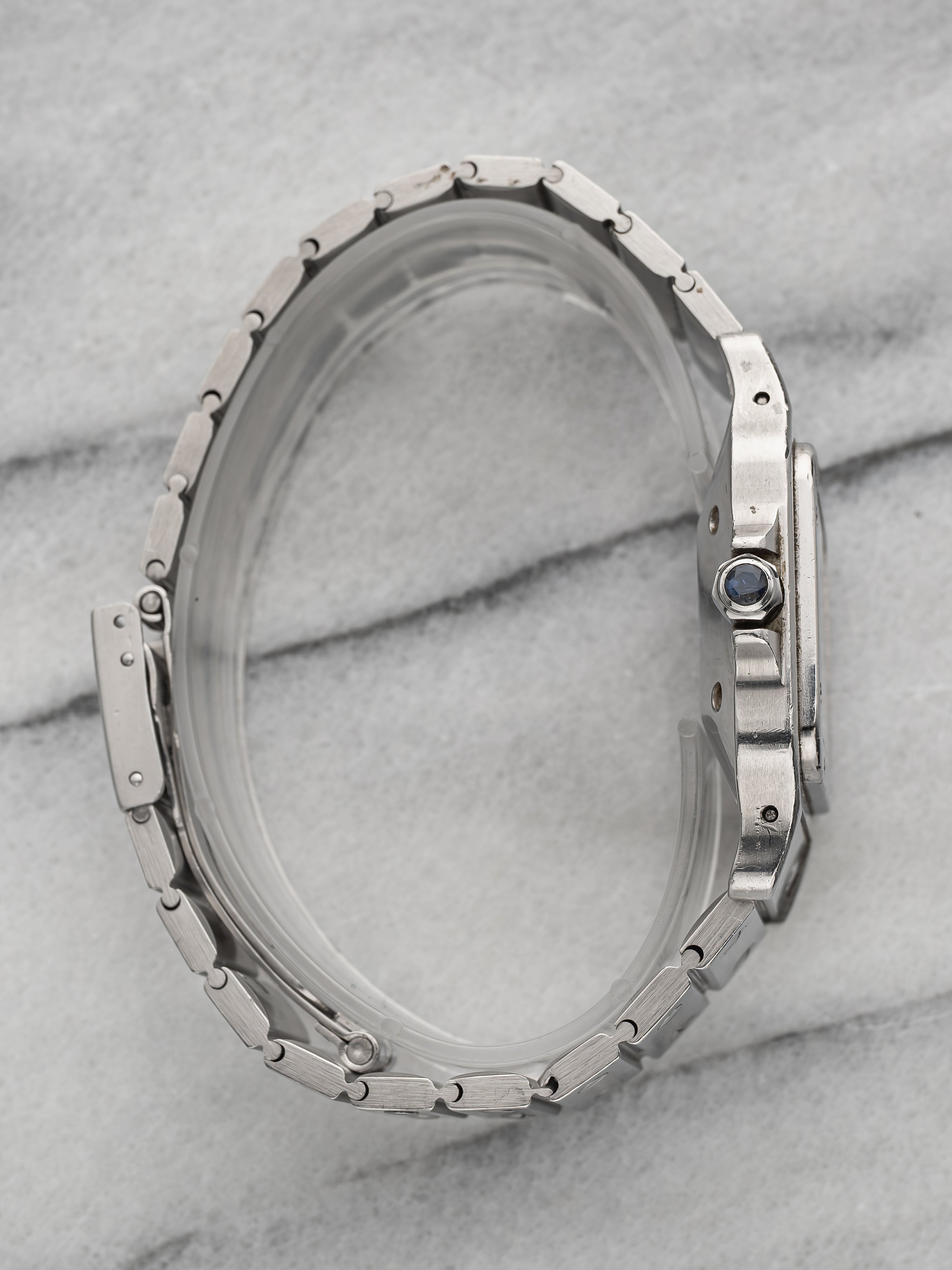 Cartier Santos 2960 - White Roman Dial.