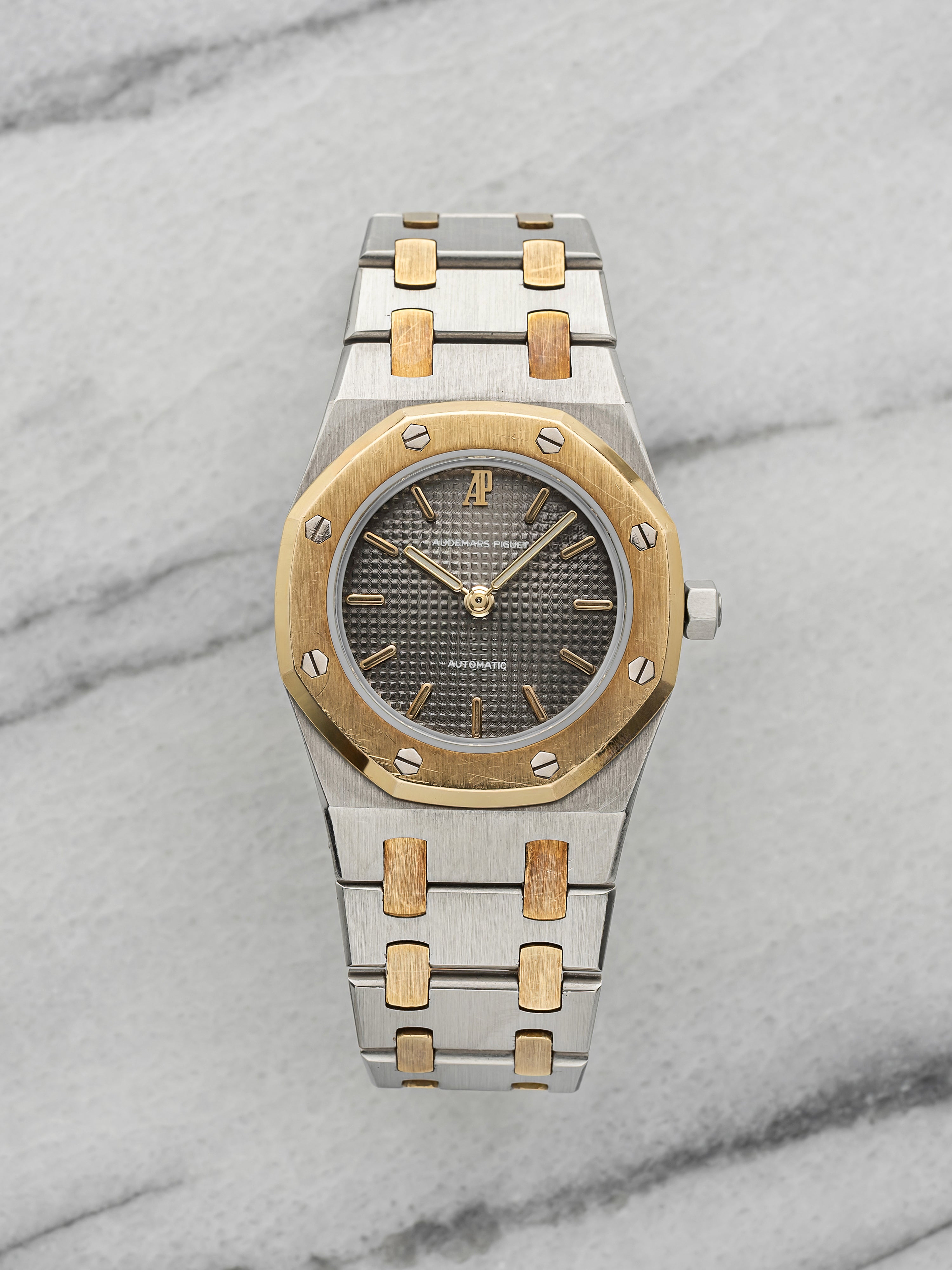 Vintage 1977 Audemars Piguet Ladies Royal Oak II 8638SA TT Grey Dial Auto 29mm