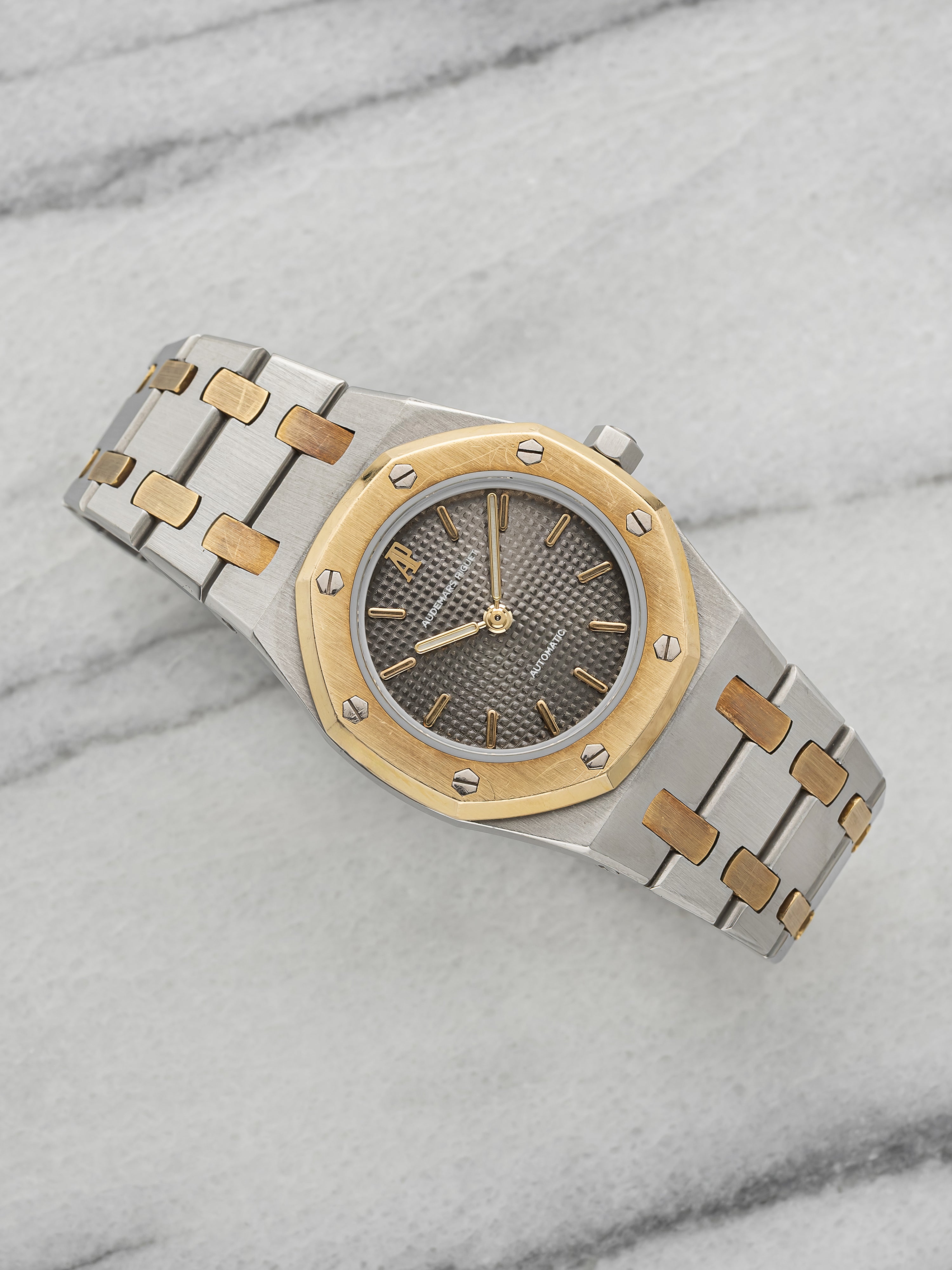 Vintage 1977 Audemars Piguet Ladies Royal Oak II 8638SA TT Grey Dial Auto 29mm