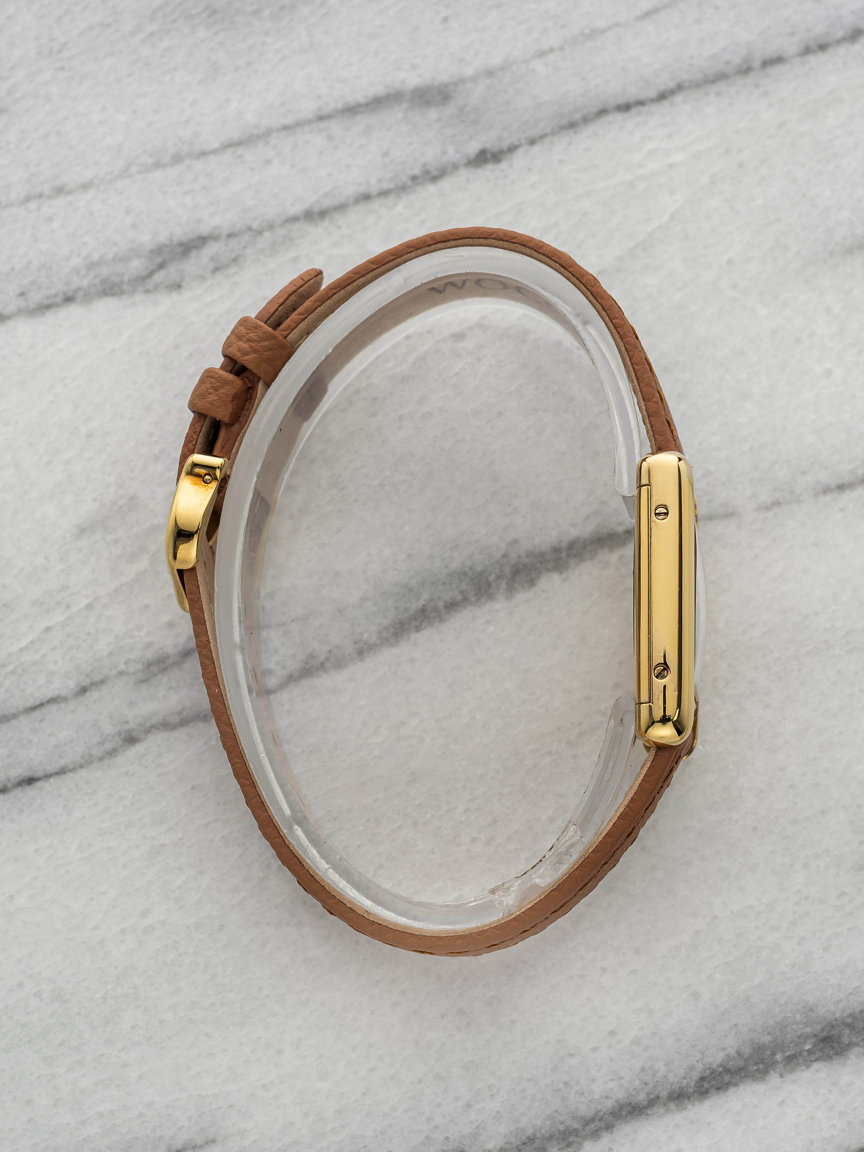 Vintage 1979 Cartier Must Tank Vermeil Tortoiseshell Dial Manual 21mm