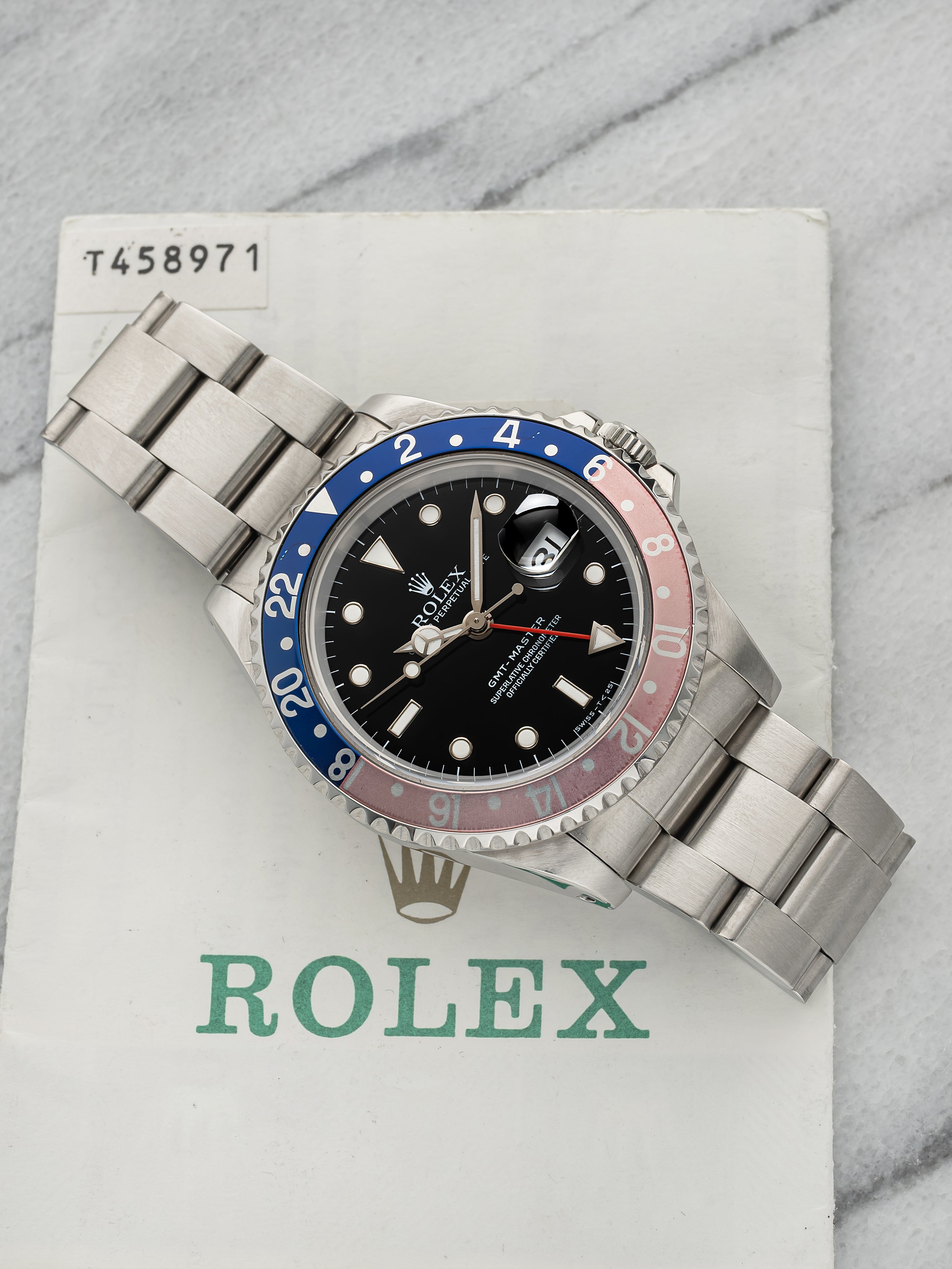 1996 Rolex GMT-Master 16700 - Stainless Steel Pepsi Bezel