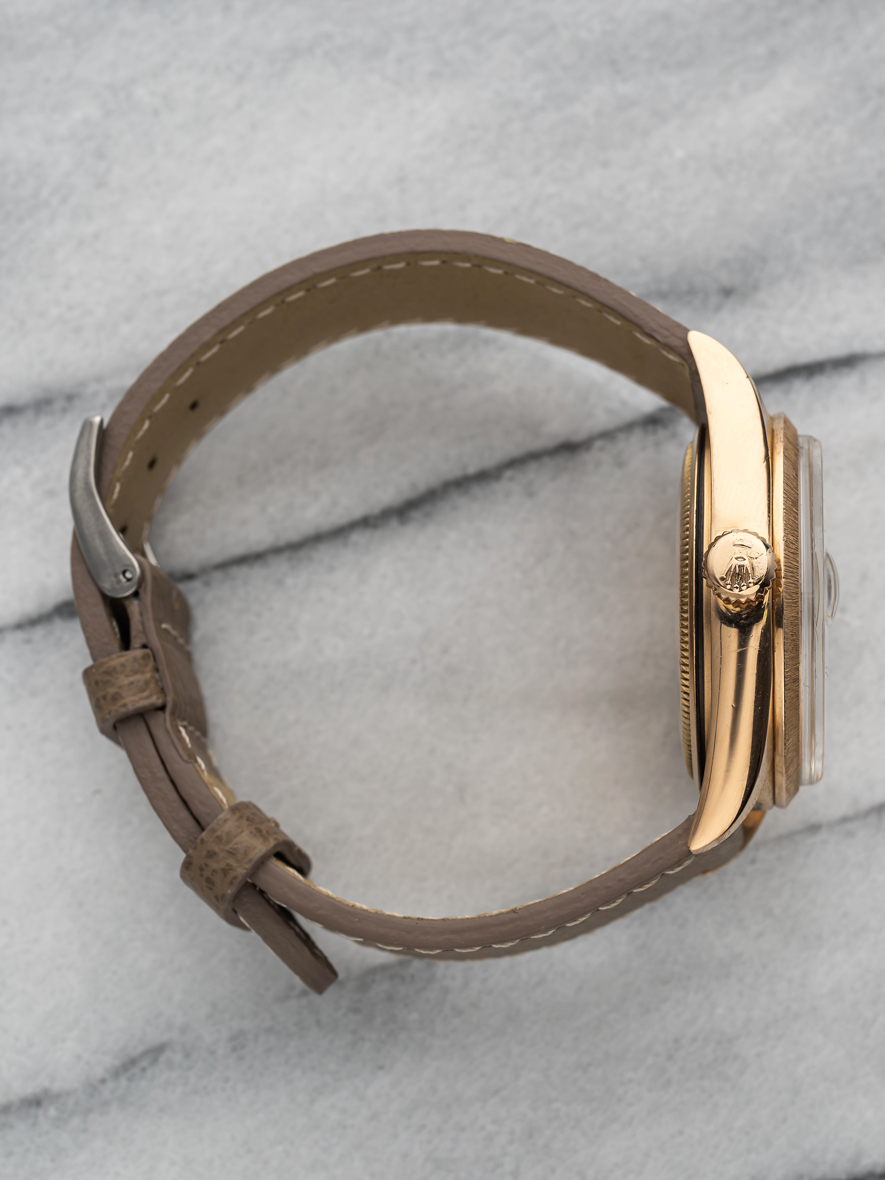 Rolex Daydate 1807 - Rose Gold & Bark Finish.