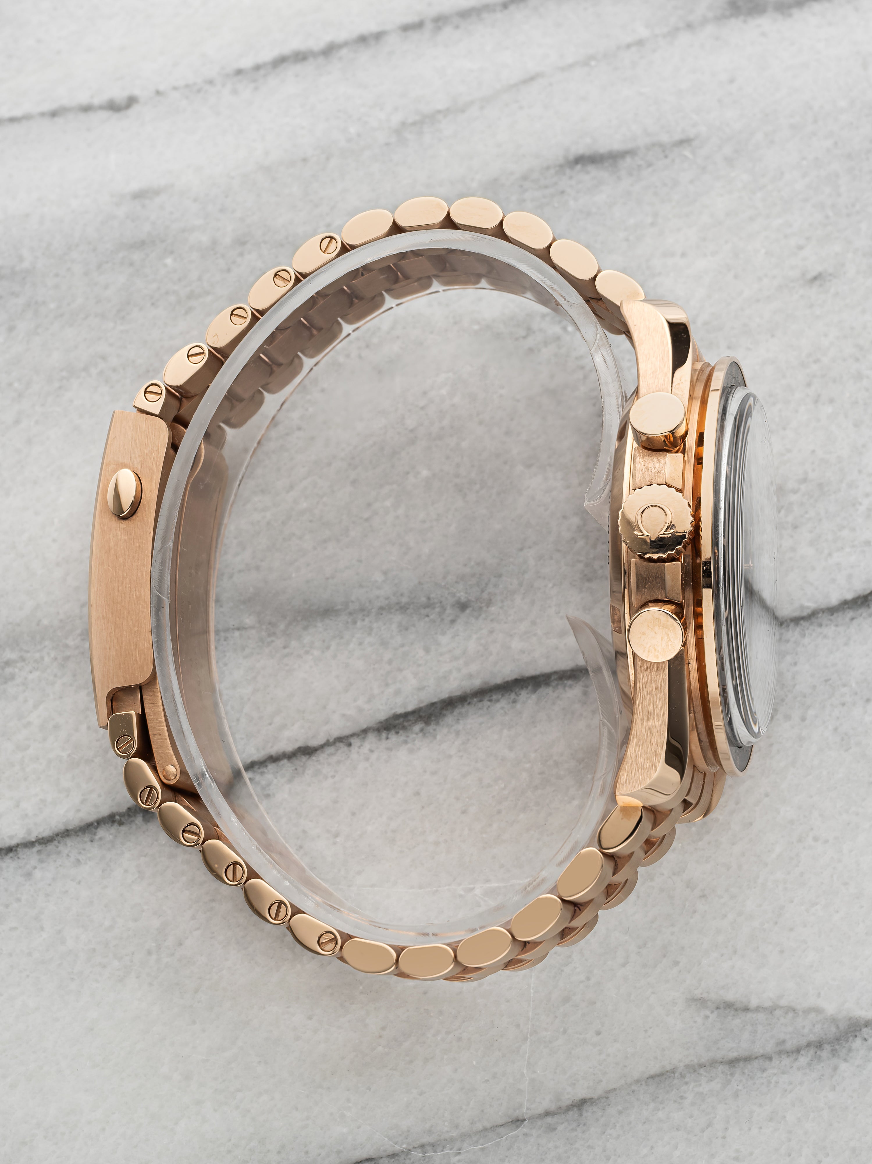 Omega Speedmaster - 18k Rose Gold, Black Dial