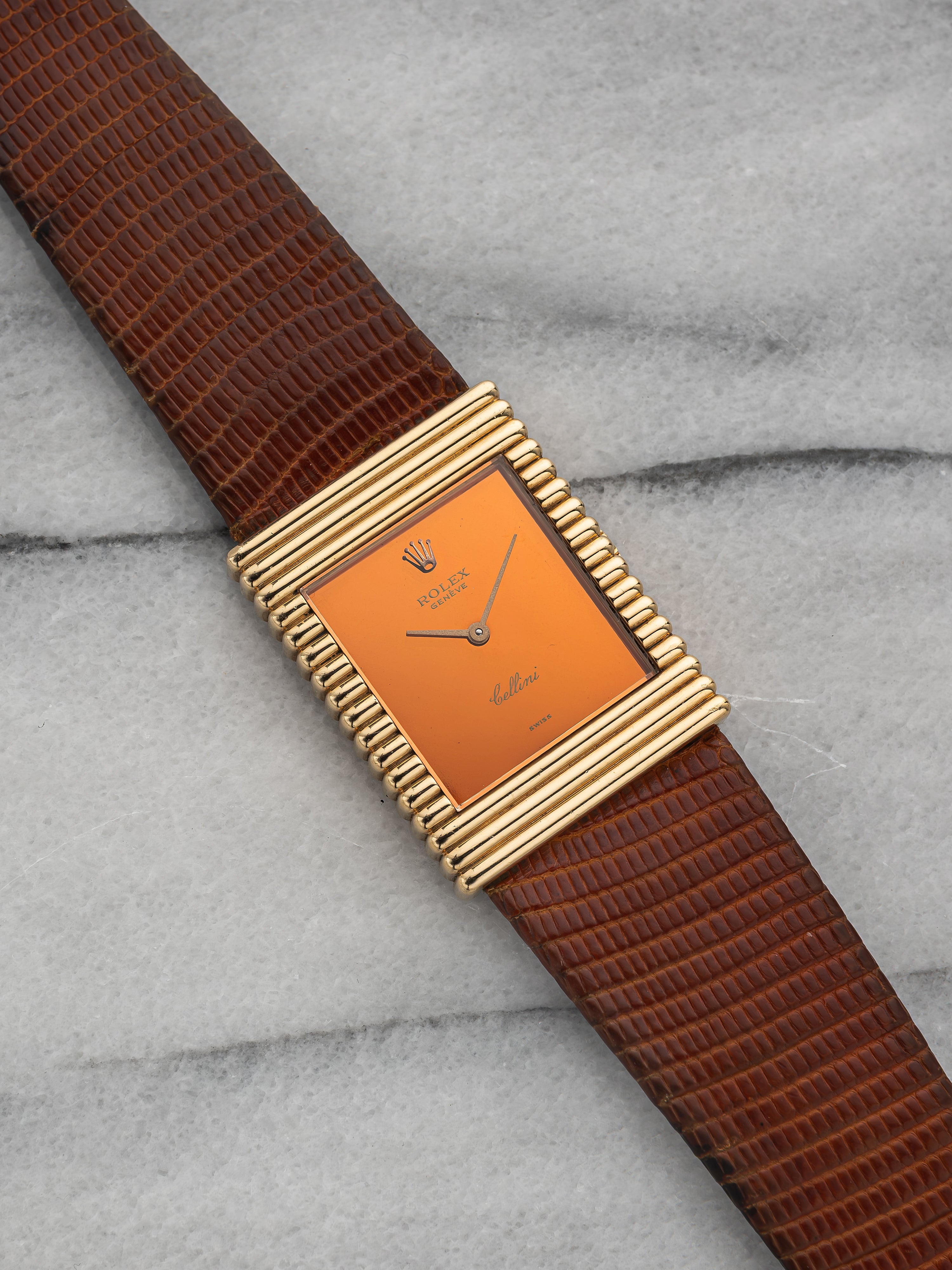 Rolex Cellini - Pink Mirror Dial.