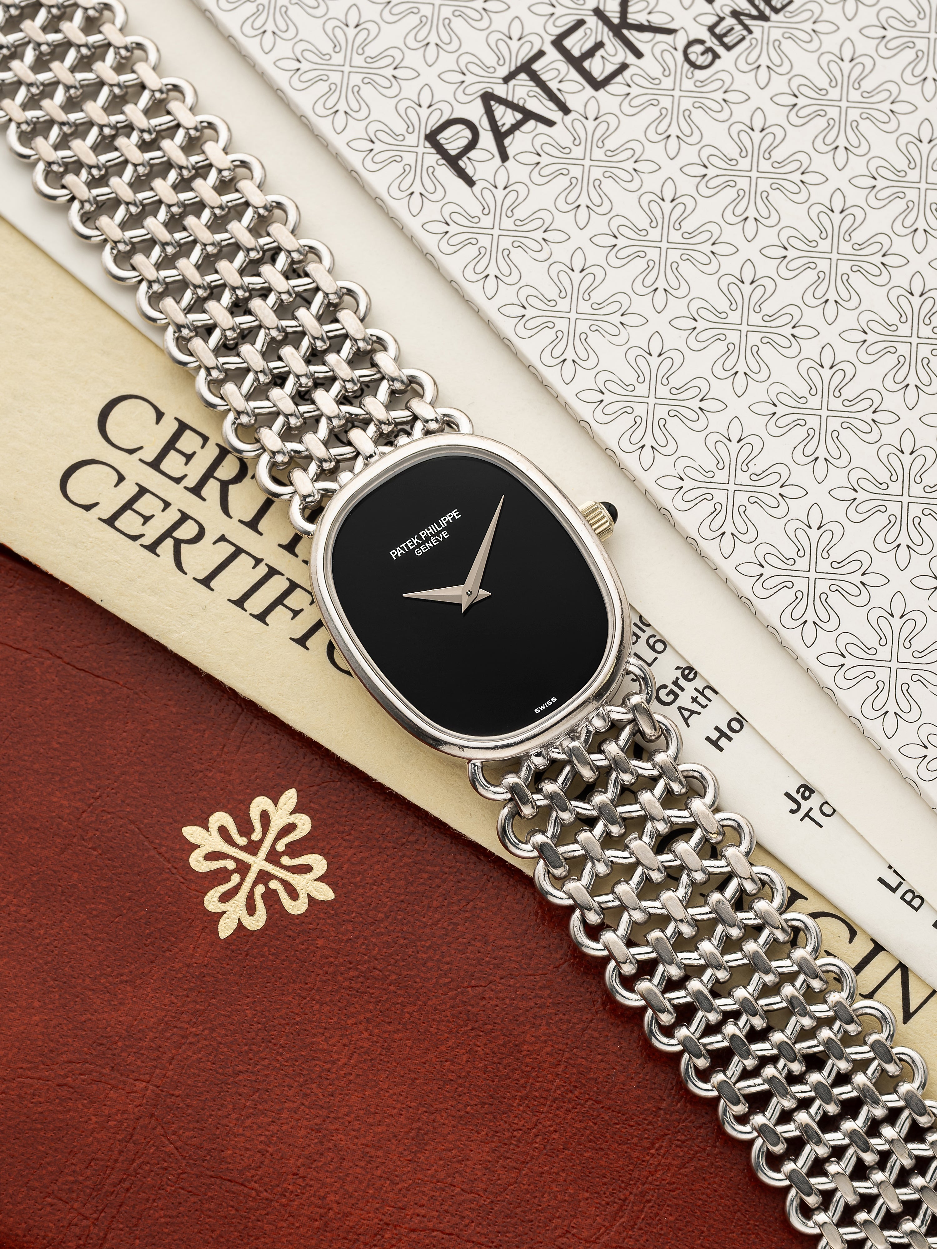 Patek Philippe Ellipse 4266 White Gold Onyx Dial