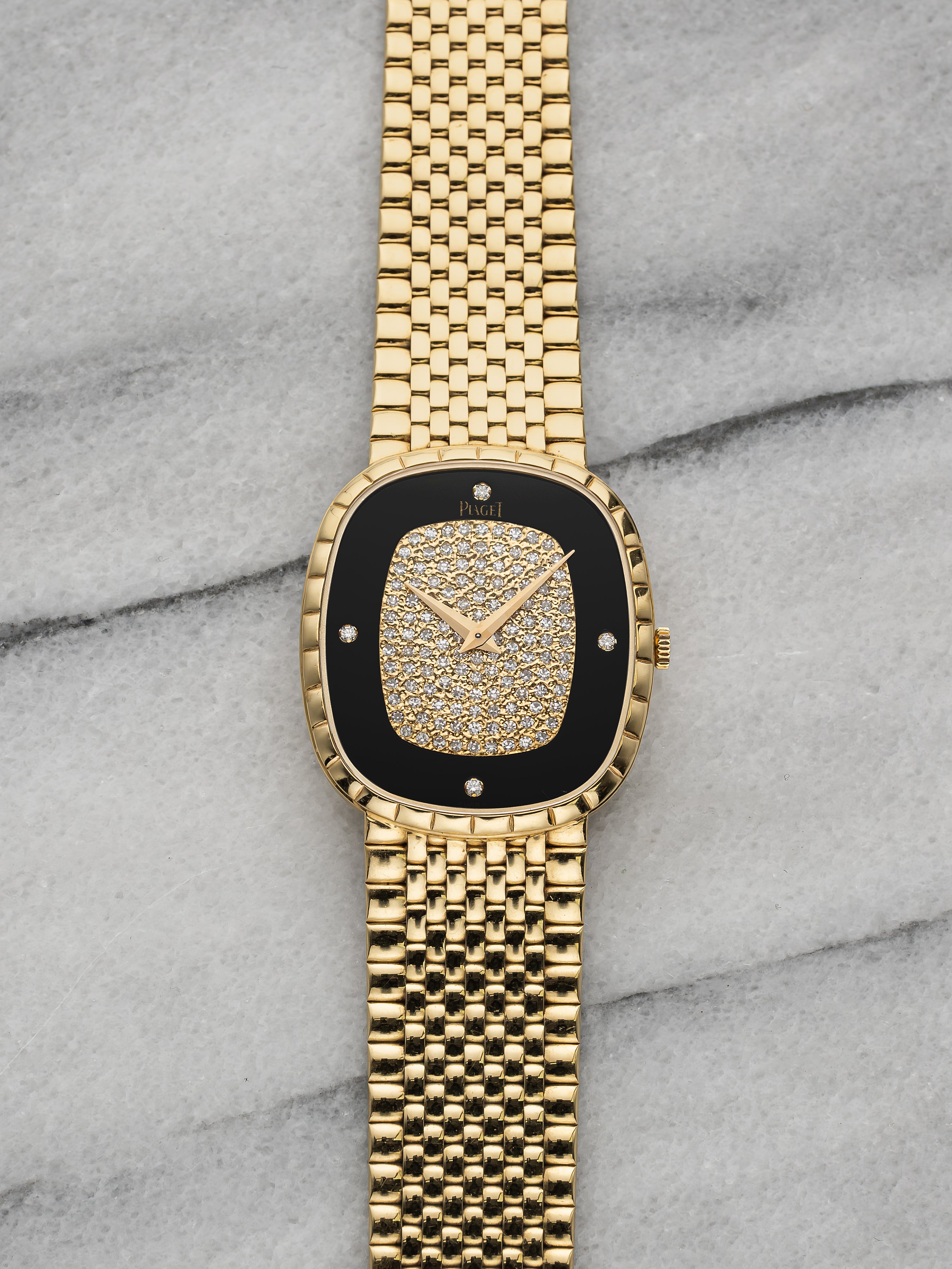 Piaget Ellipse - Onyx & Diamond Pave