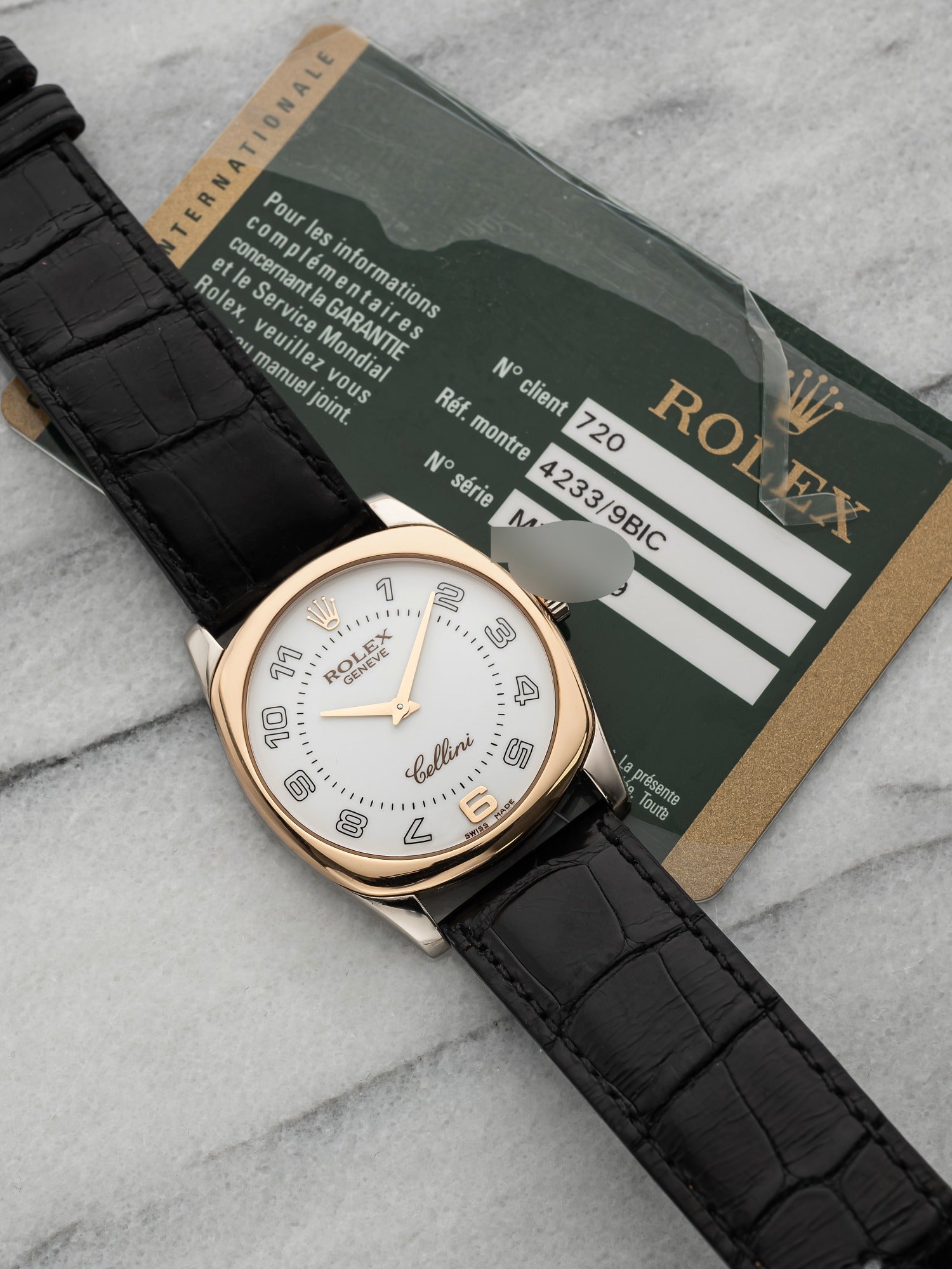 2007 Rolex Cellini 4233 – White Arabic Dial