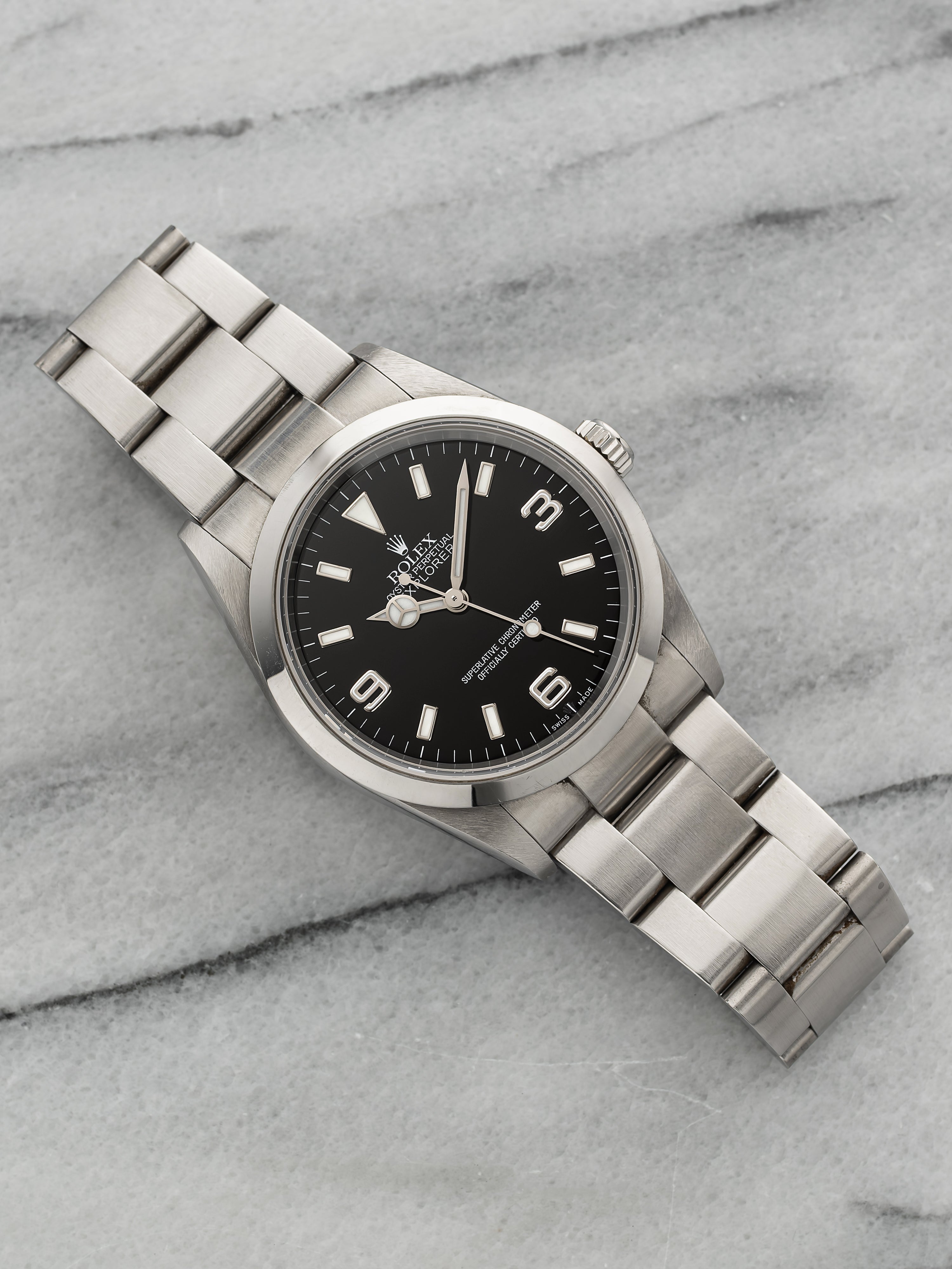 2004 Rolex Explorer I 114270 - Black Dial