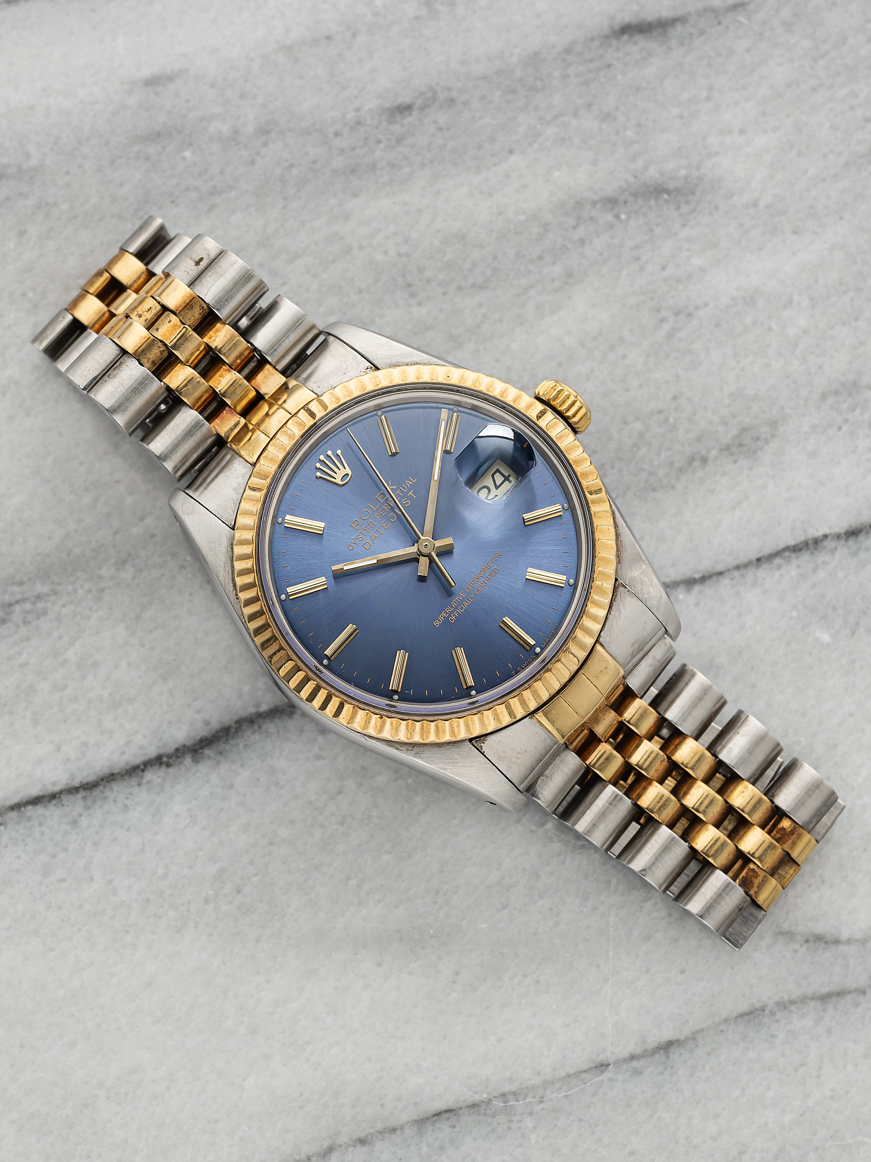 1979 Rolex Datejust 16013 - Blue Dial