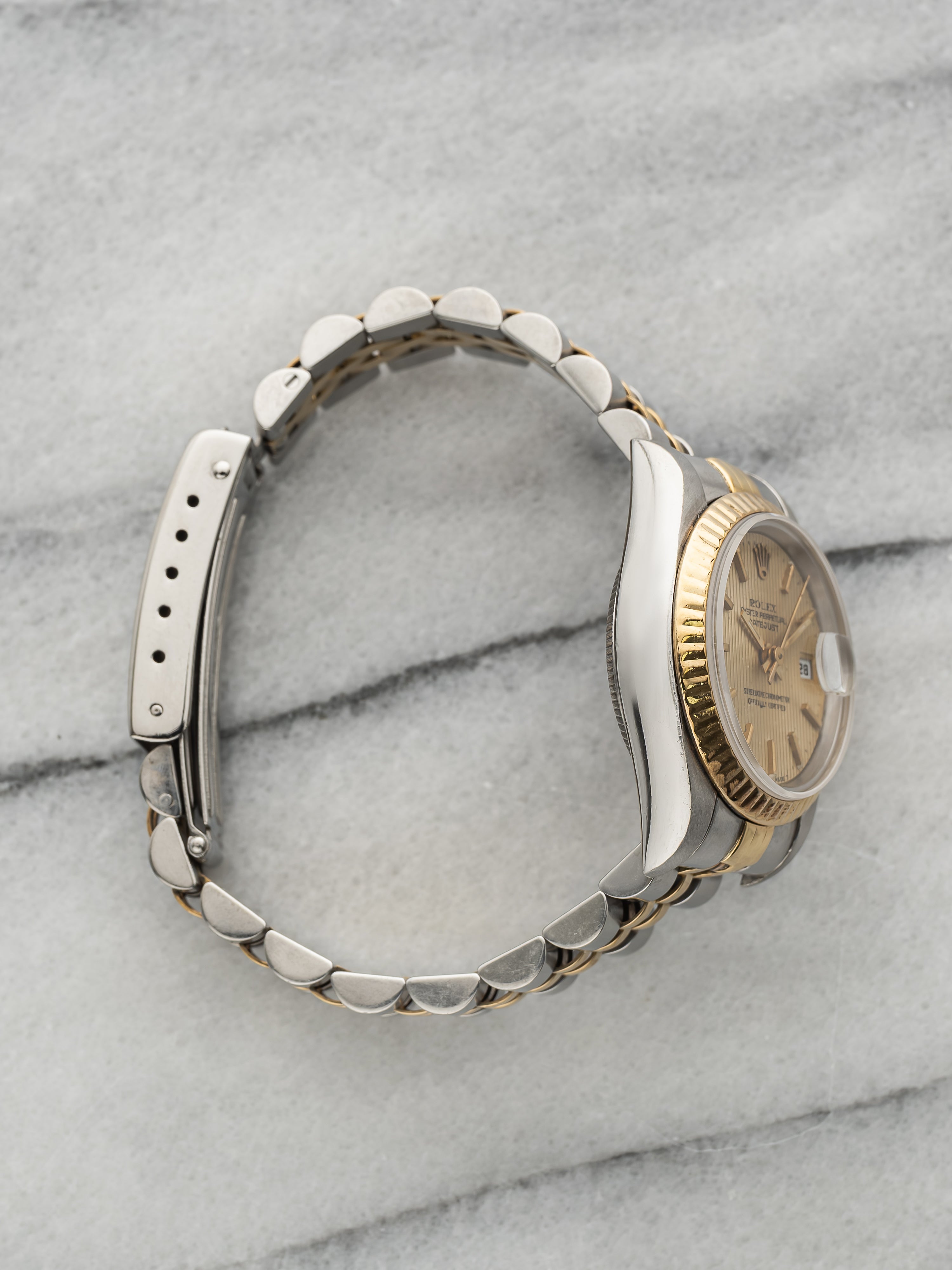 1995 Rolex Lady Datejust 79173 - Two-Tone, Champagne Tapestry Dial