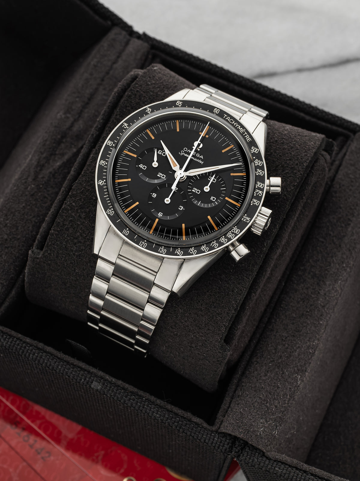 2024 Omega Speedmaster Anniversary Steel Grey-Blue Sunburst Dial Auto 39mm