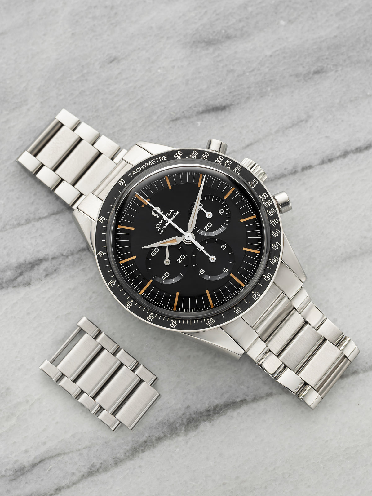 2024 Omega Speedmaster Anniversary Steel Grey-Blue Sunburst Dial Auto 39mm