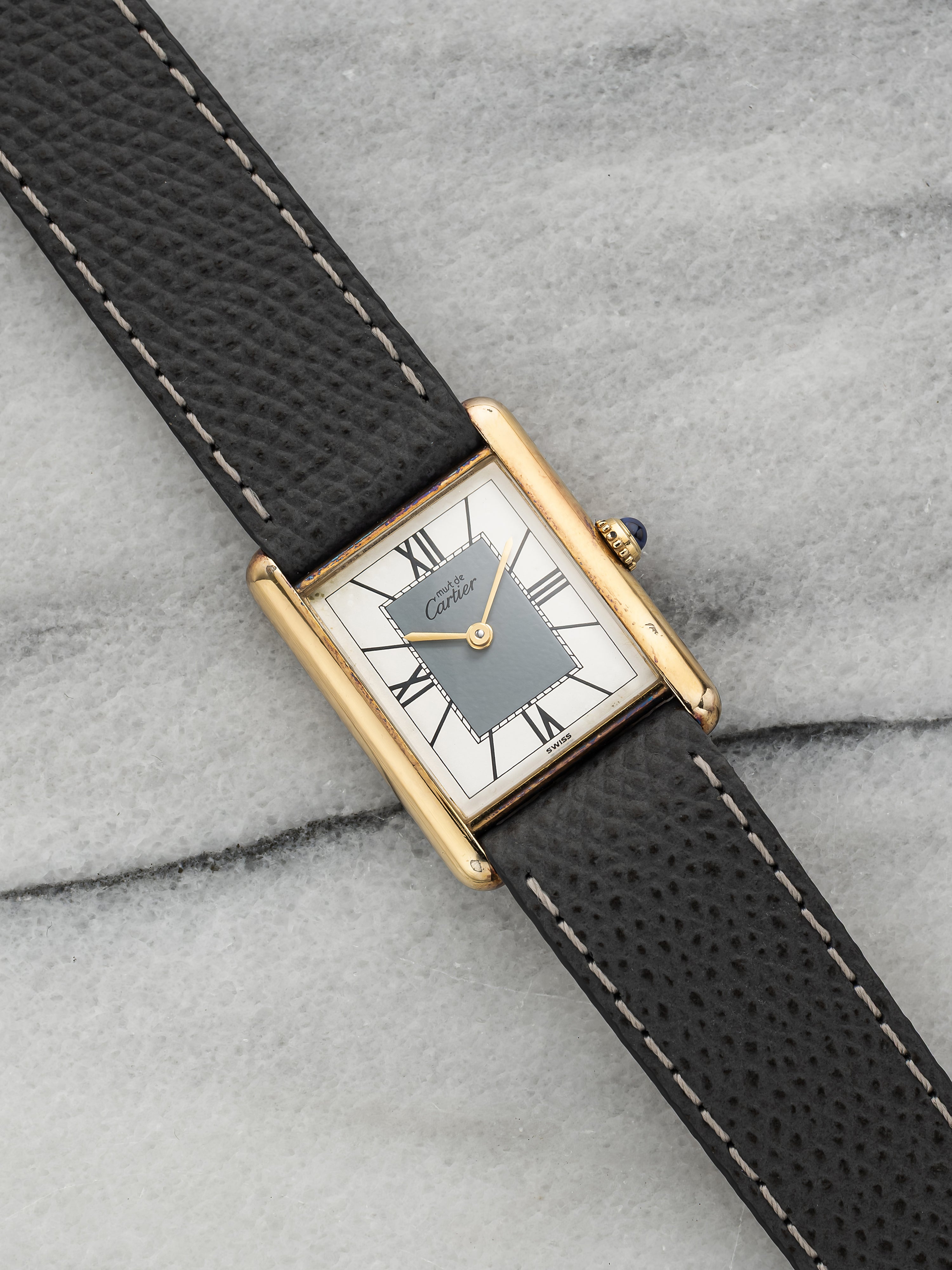 Cartier Tank Must - White and Grey Lacquer Dial