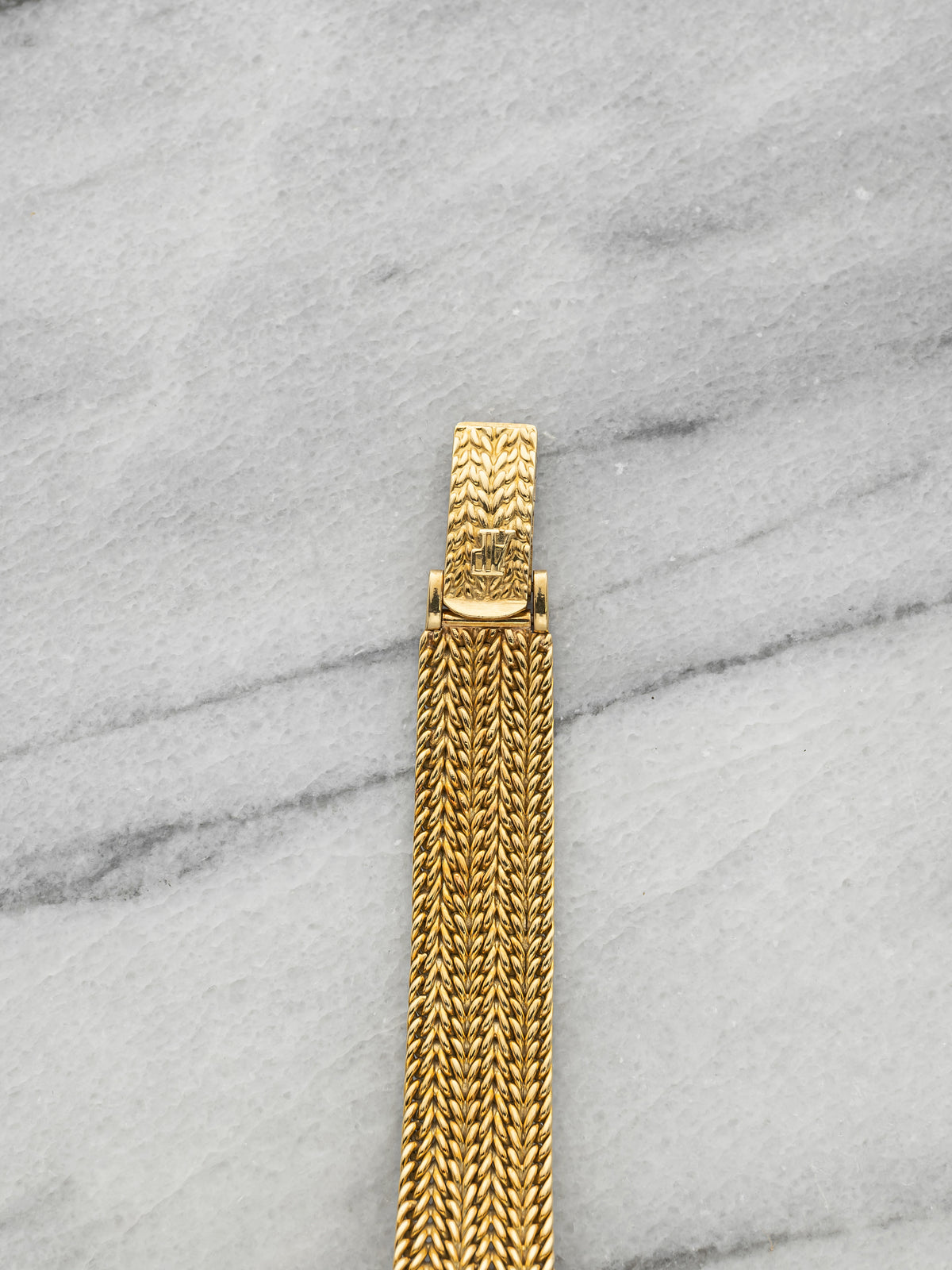 Vintage 1970s Audemars Piguet Lady Ellipse 18K YG Cream Diamond Dial Manual 22mm