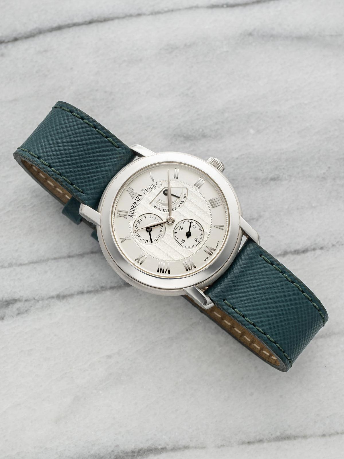 2000s Audemars Piguet Jules Audemars 25961BC 18K WG Silver Dial Manual 36mm