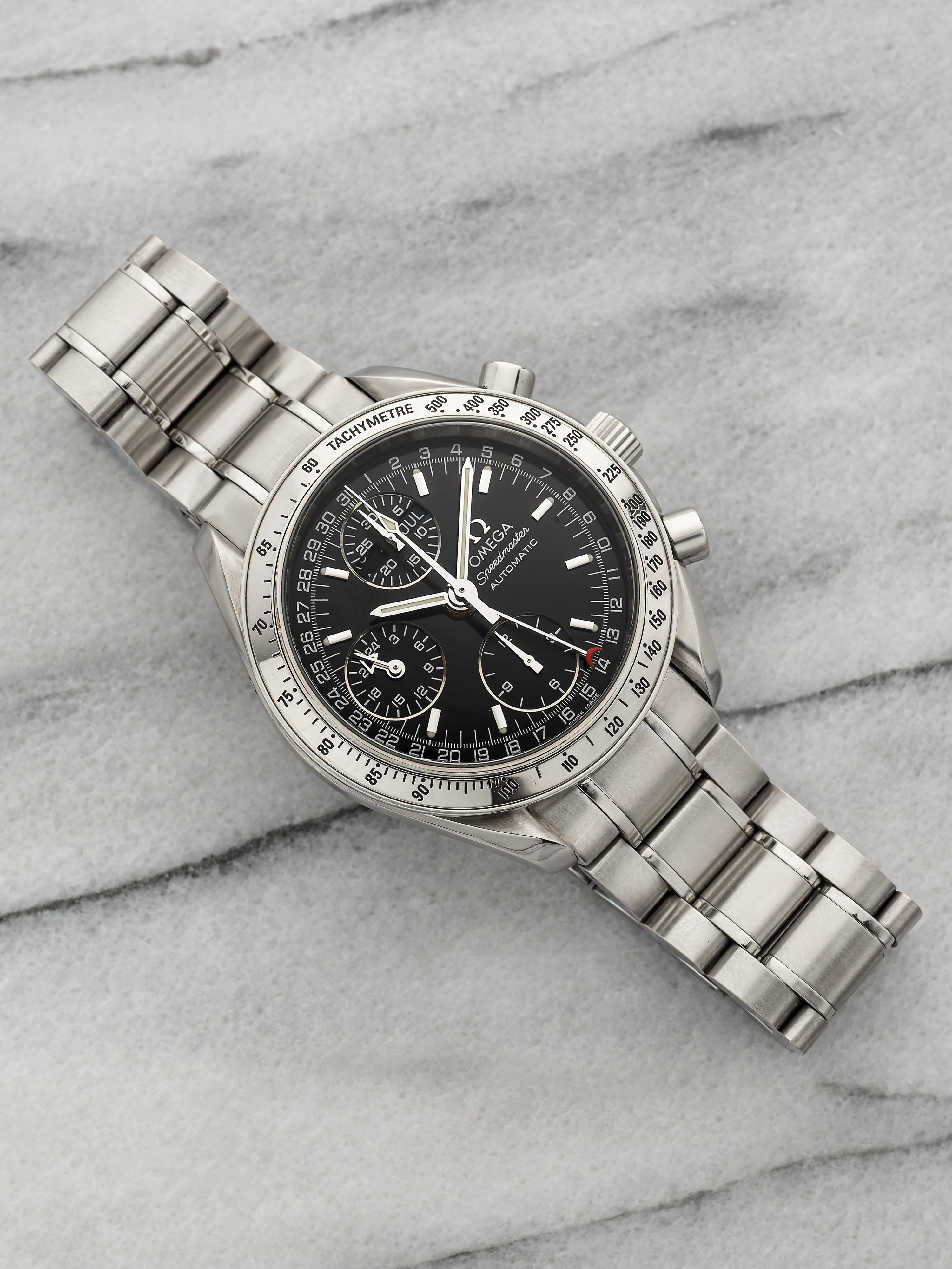 Omega Speedmaster Triple Calendar - Black Dial