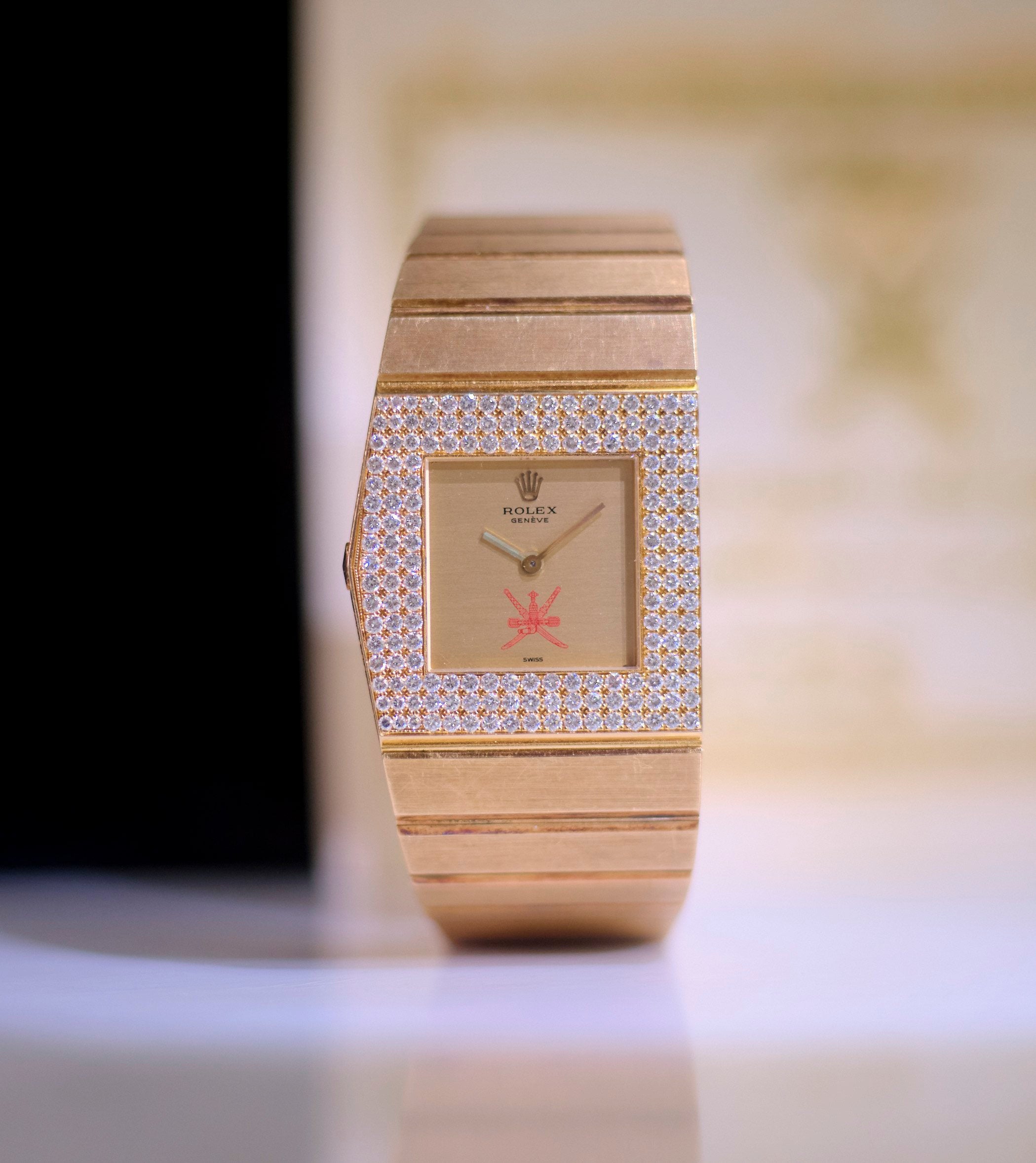 Rolex King Midas 4609 - 18k Yellow Gold & Diamond Bezel