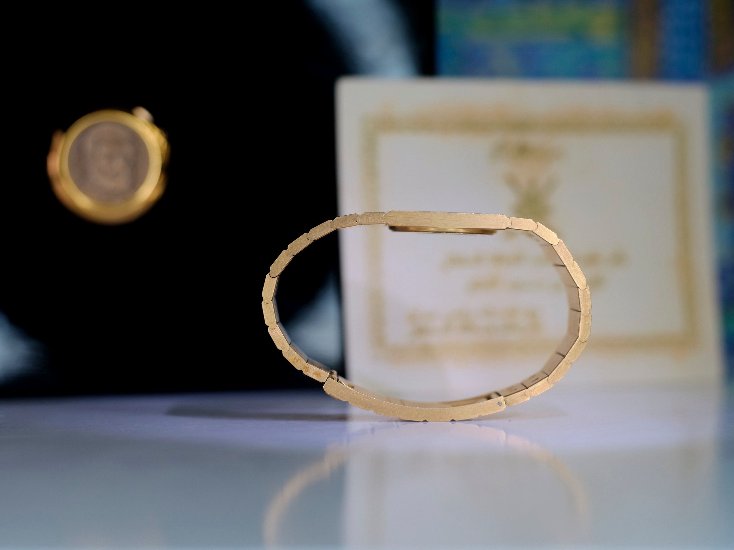 Rolex King Midas 4609 - 18k Yellow Gold & Diamond Bezel