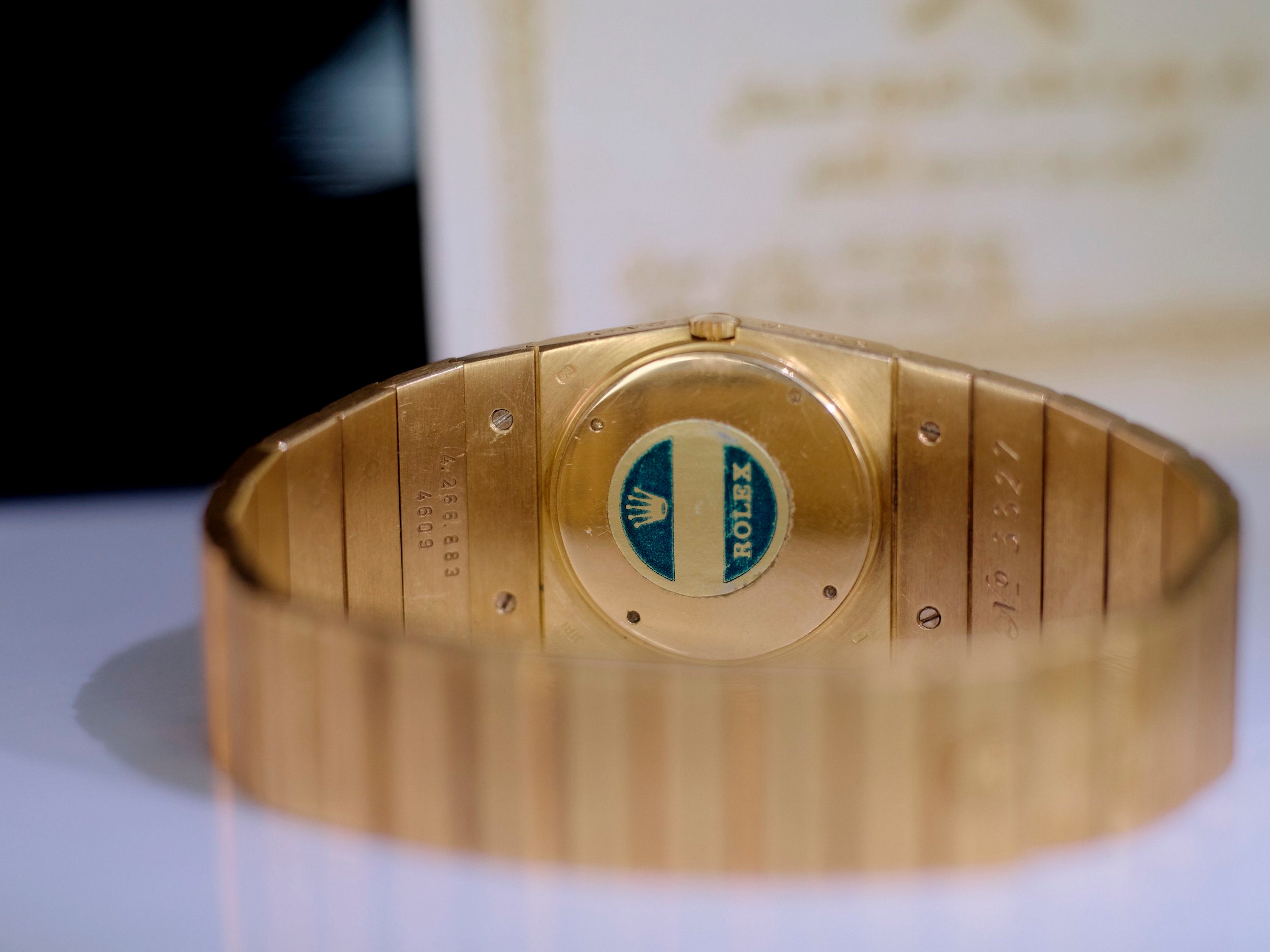 Rolex King Midas 4609 - 18k Yellow Gold & Diamond Bezel